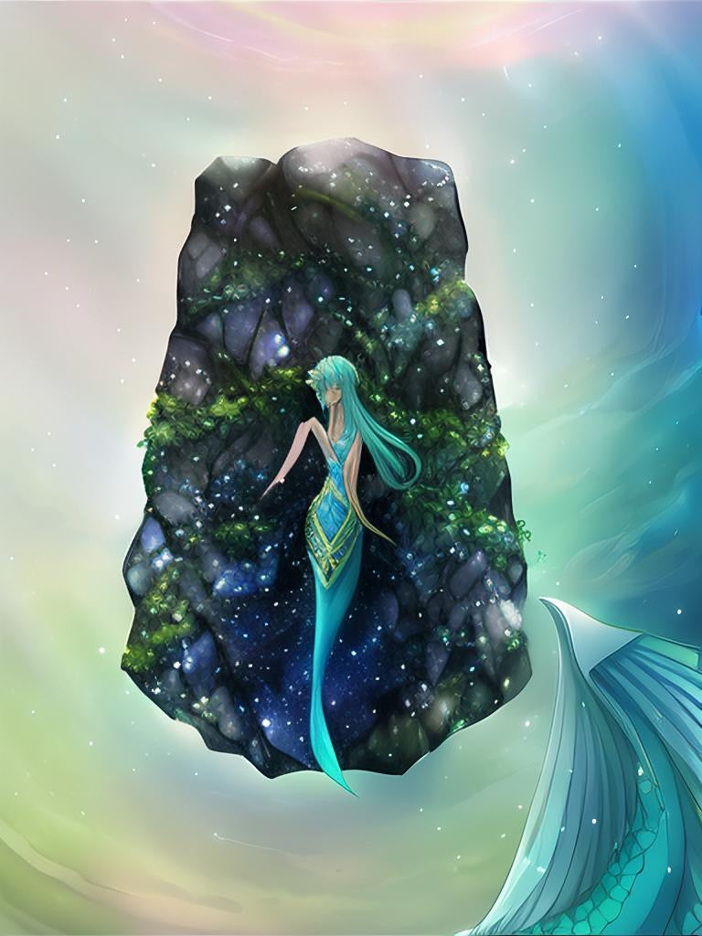 Labradorite Mermaide Carving II