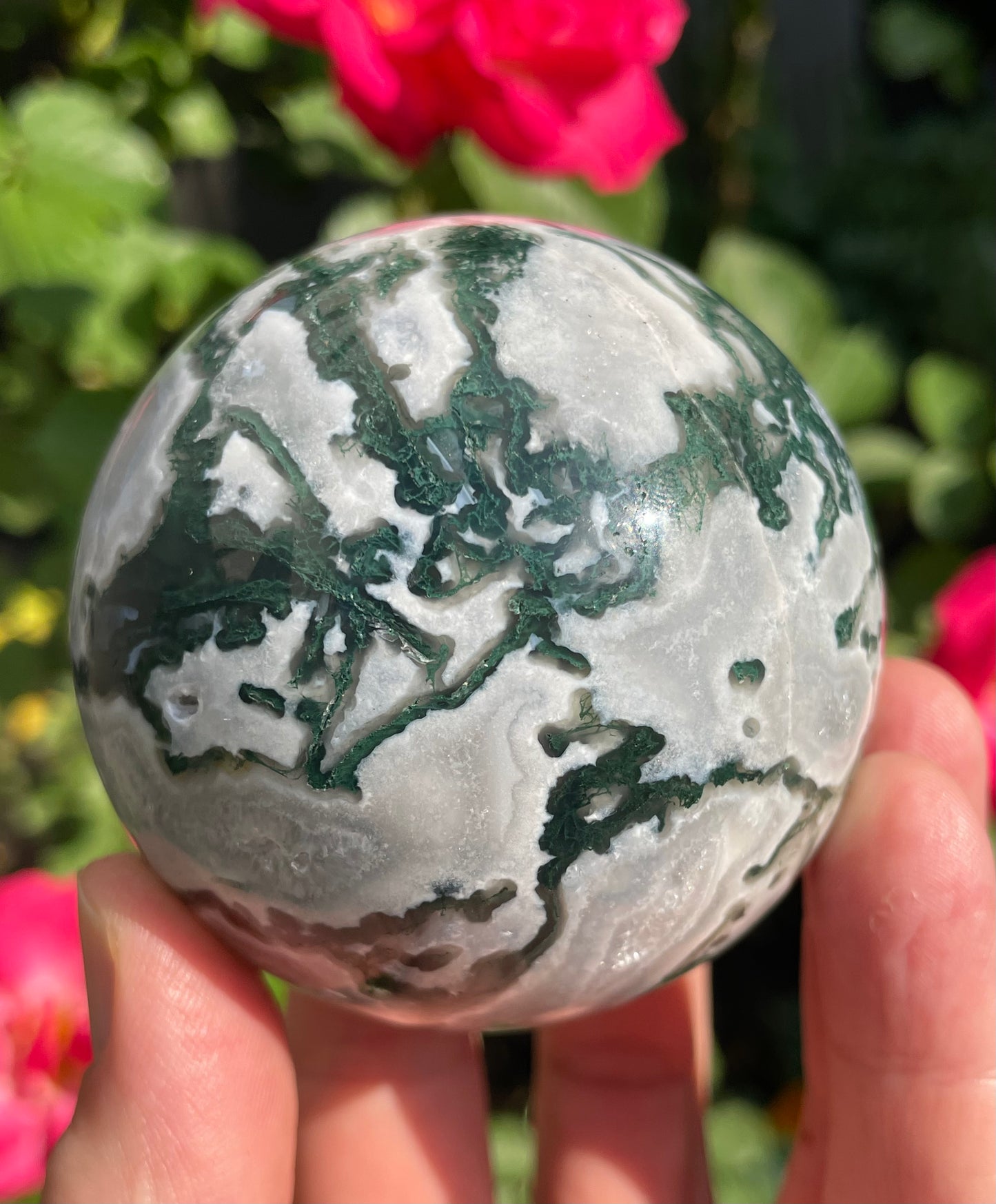 Moss Agate Sphere II