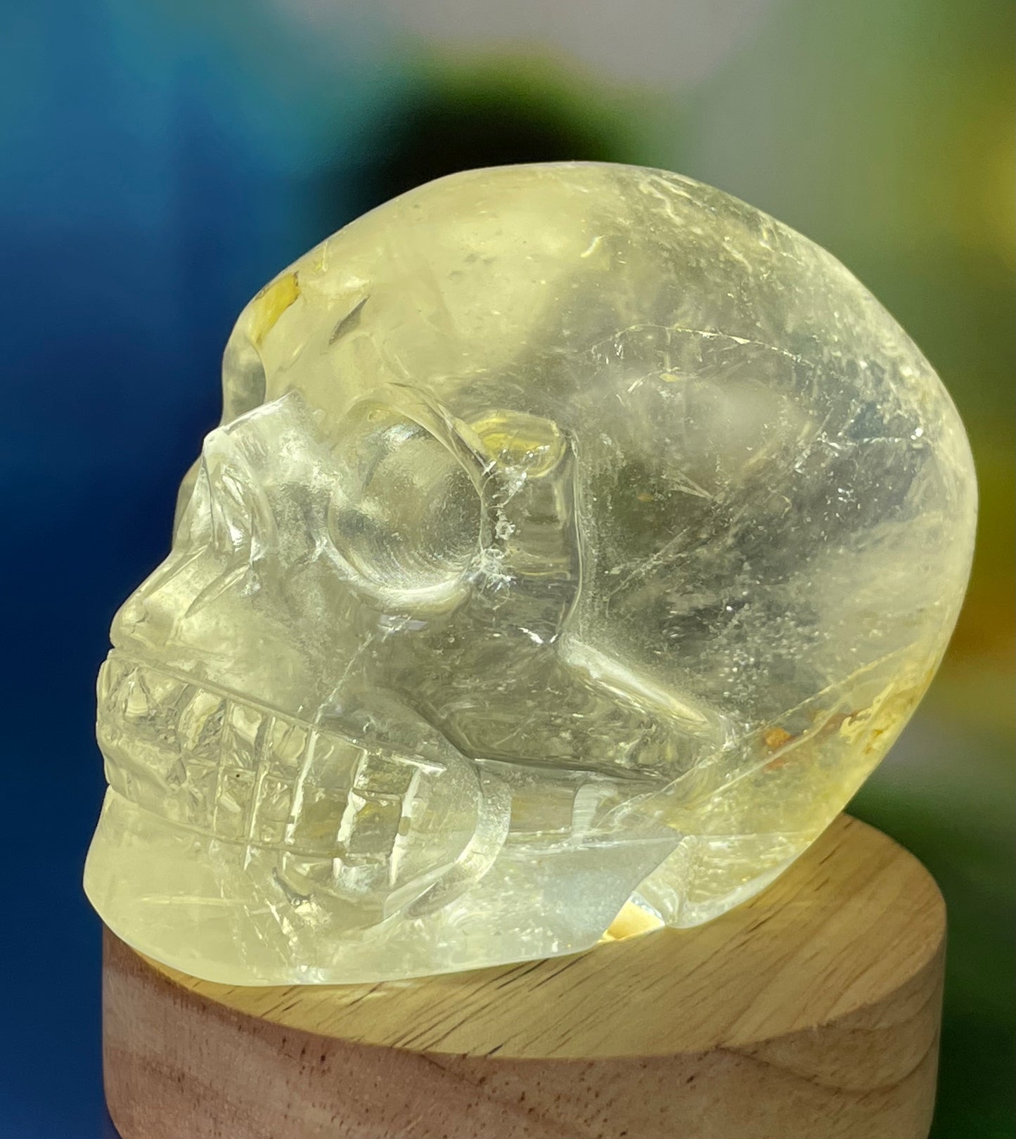 Golden Healer Quartz Skull II