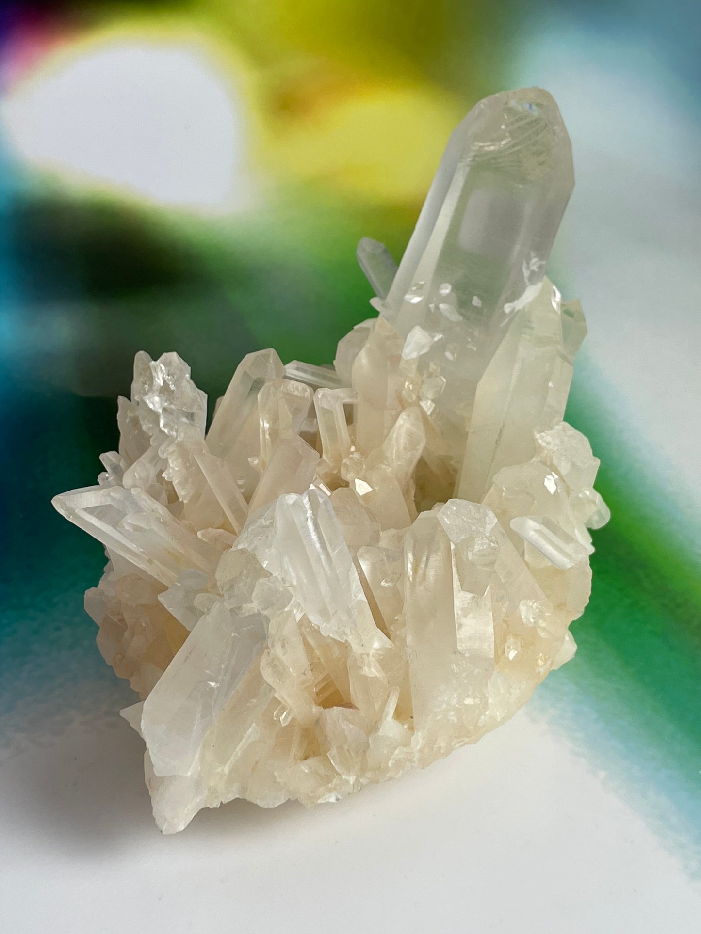 Golden Healer Quartz Cluster from Brazil