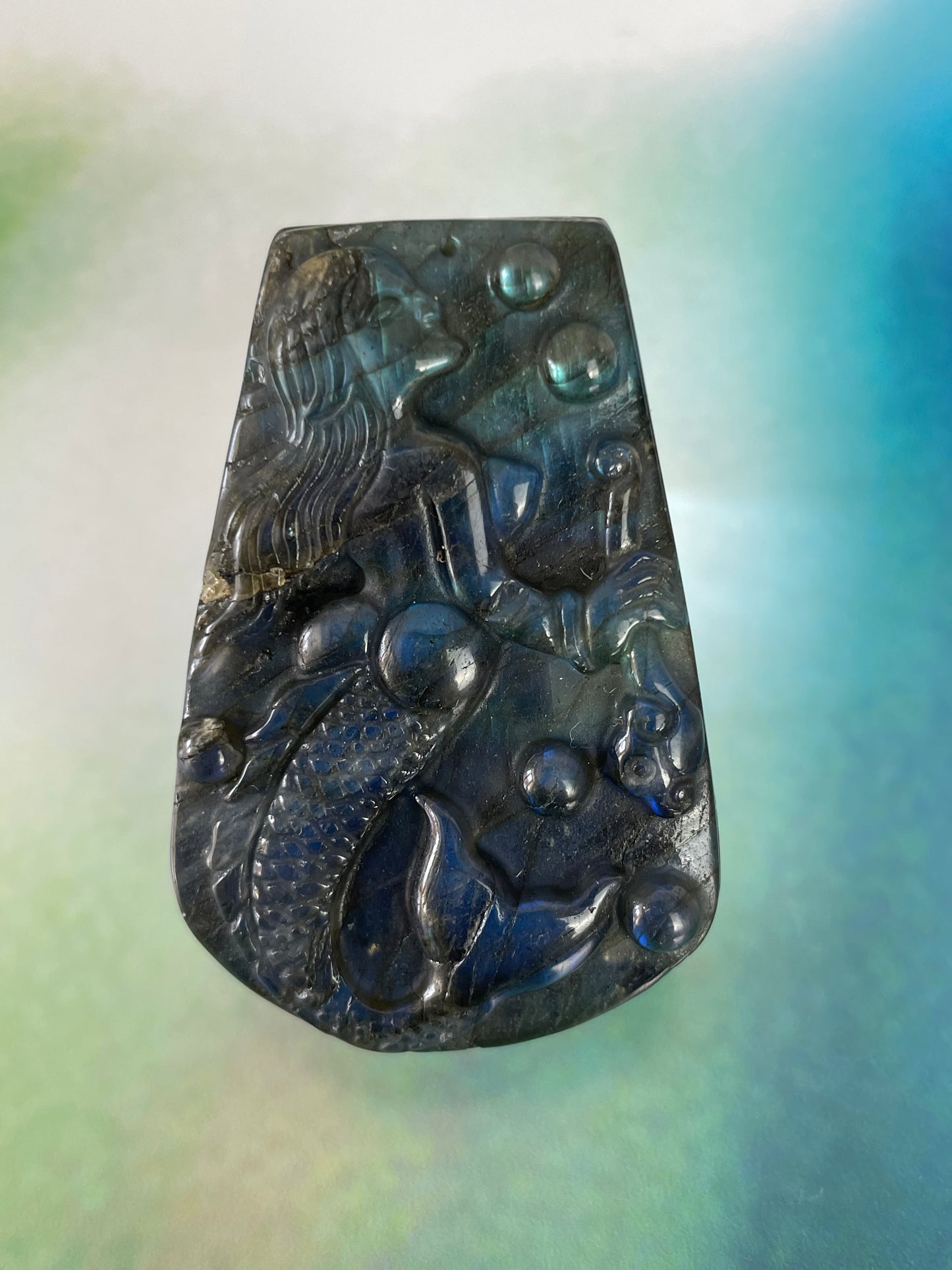 Labradorite Mermaide Carving II