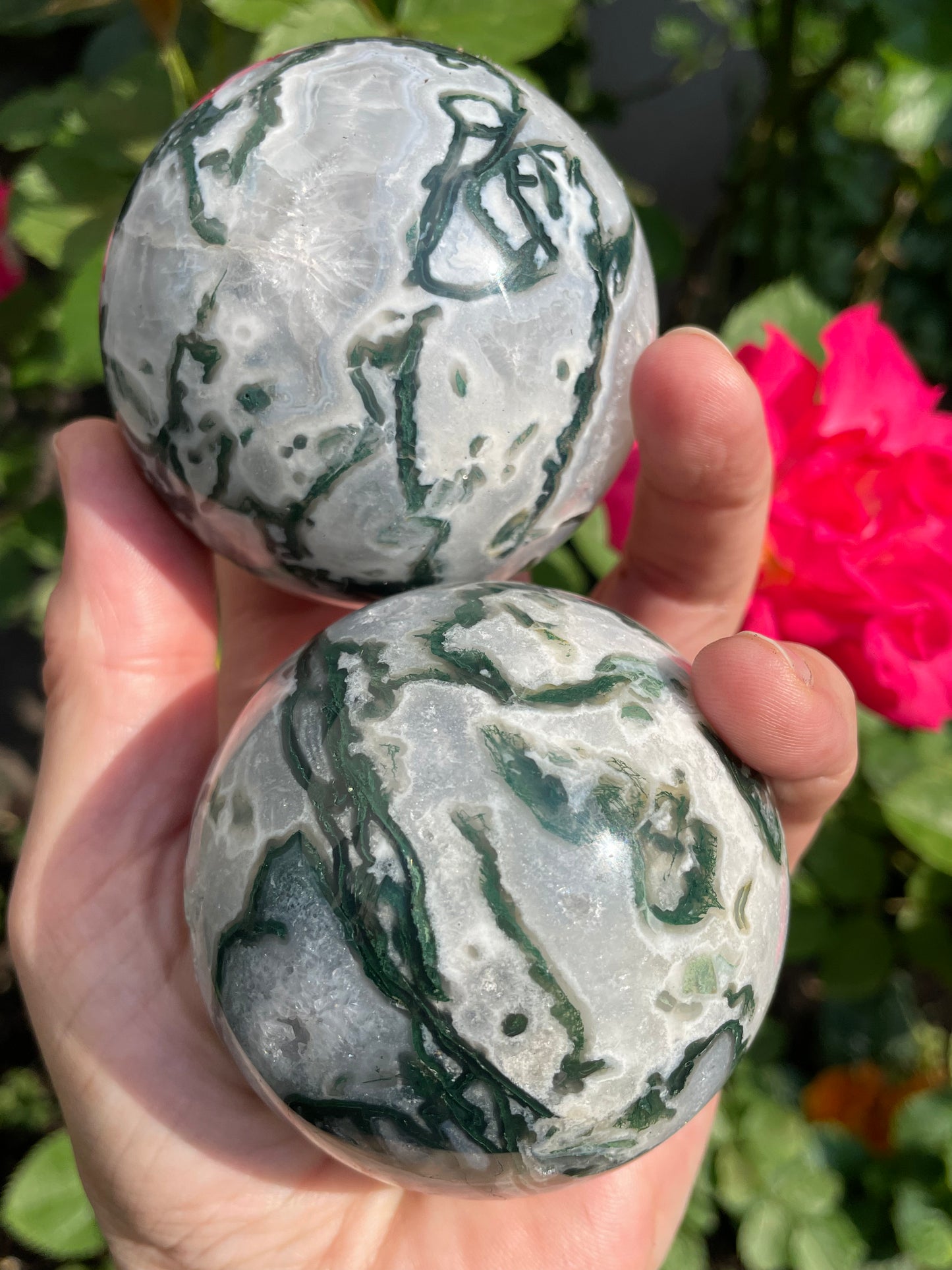 Moss Agate Sphere lll