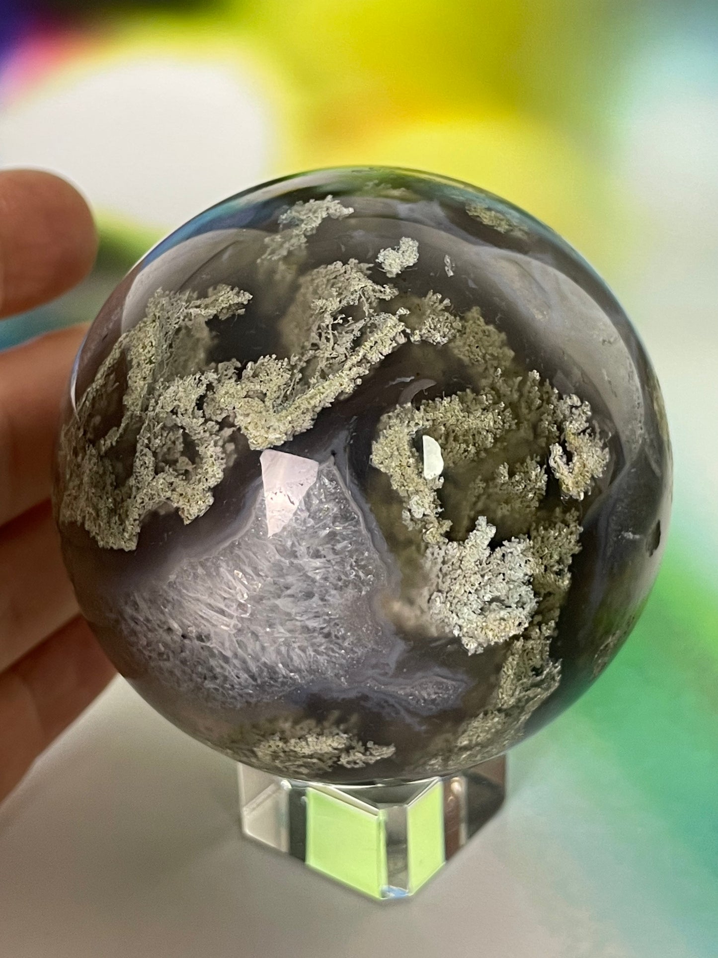 Moss Agate Sphere I