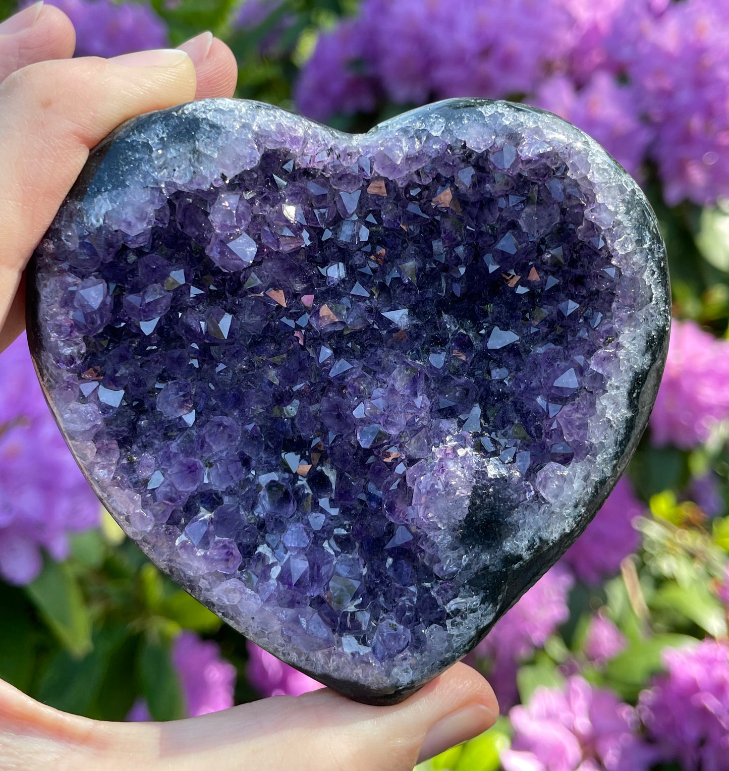 Amethyst Heart from Uruguay