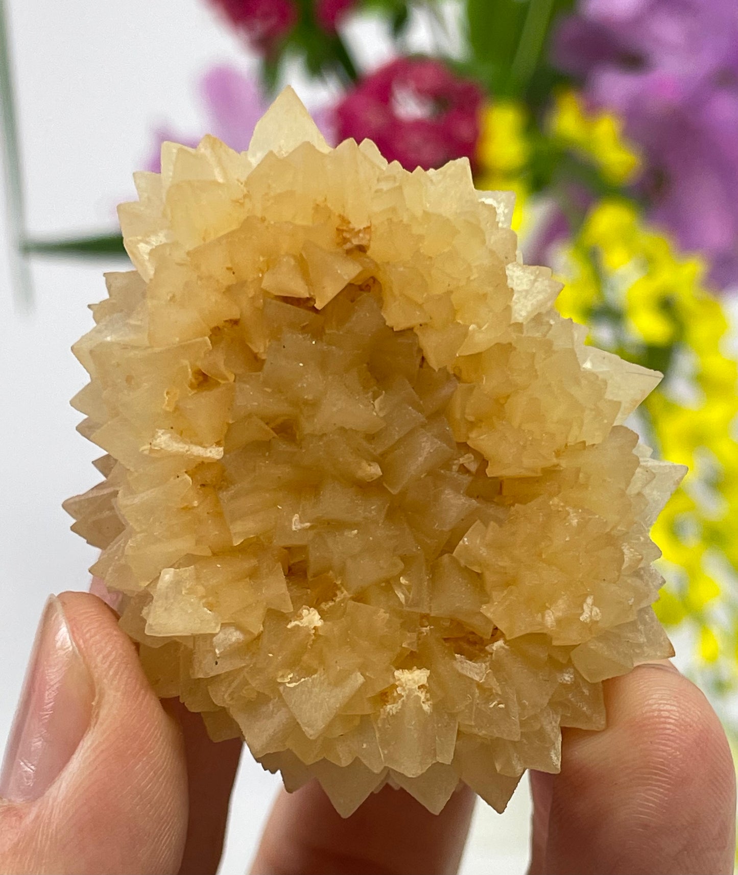 Calcite Orange Flower, Yunnan Province, China