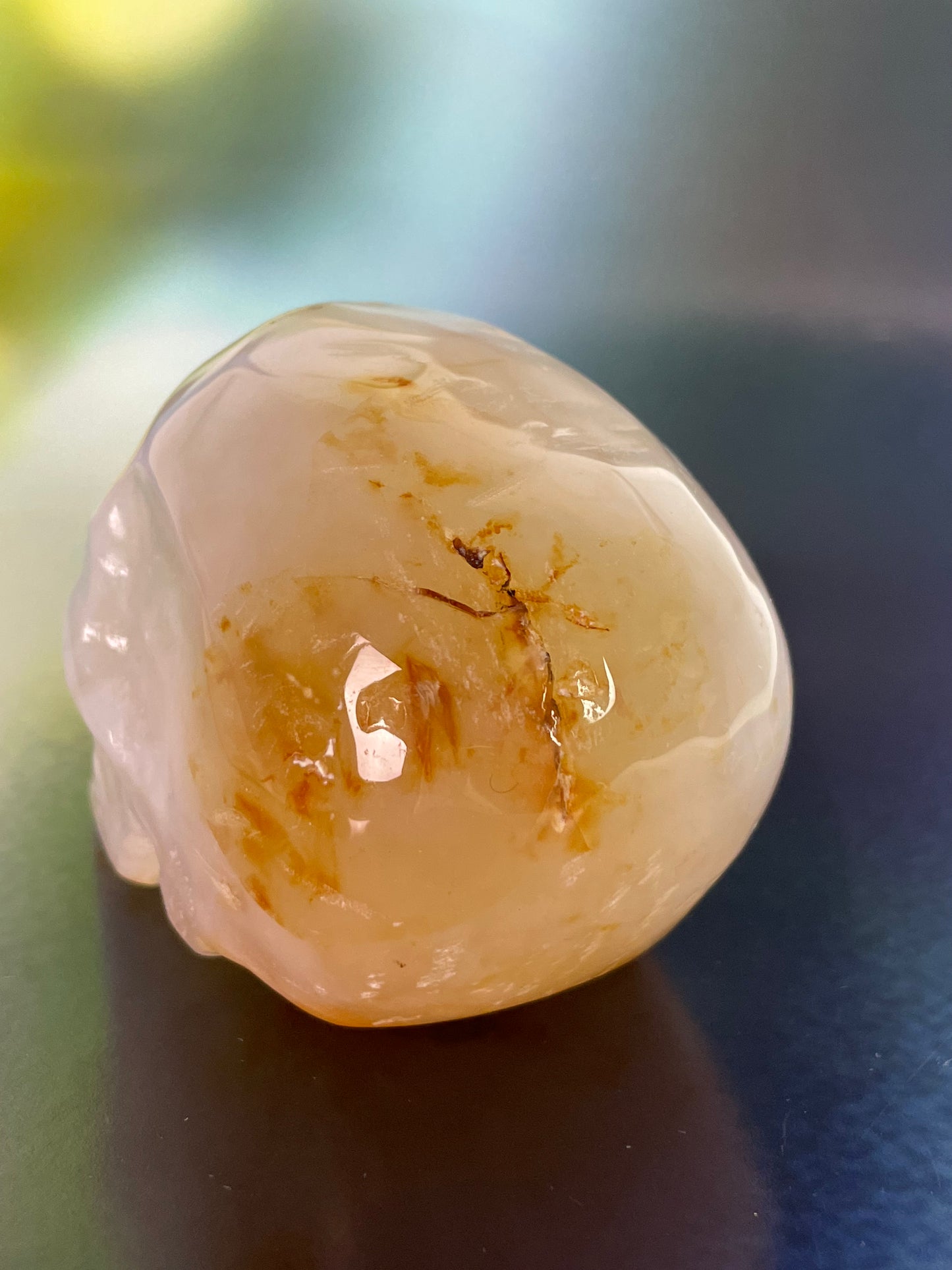 Golden Healer Quartz Skull I