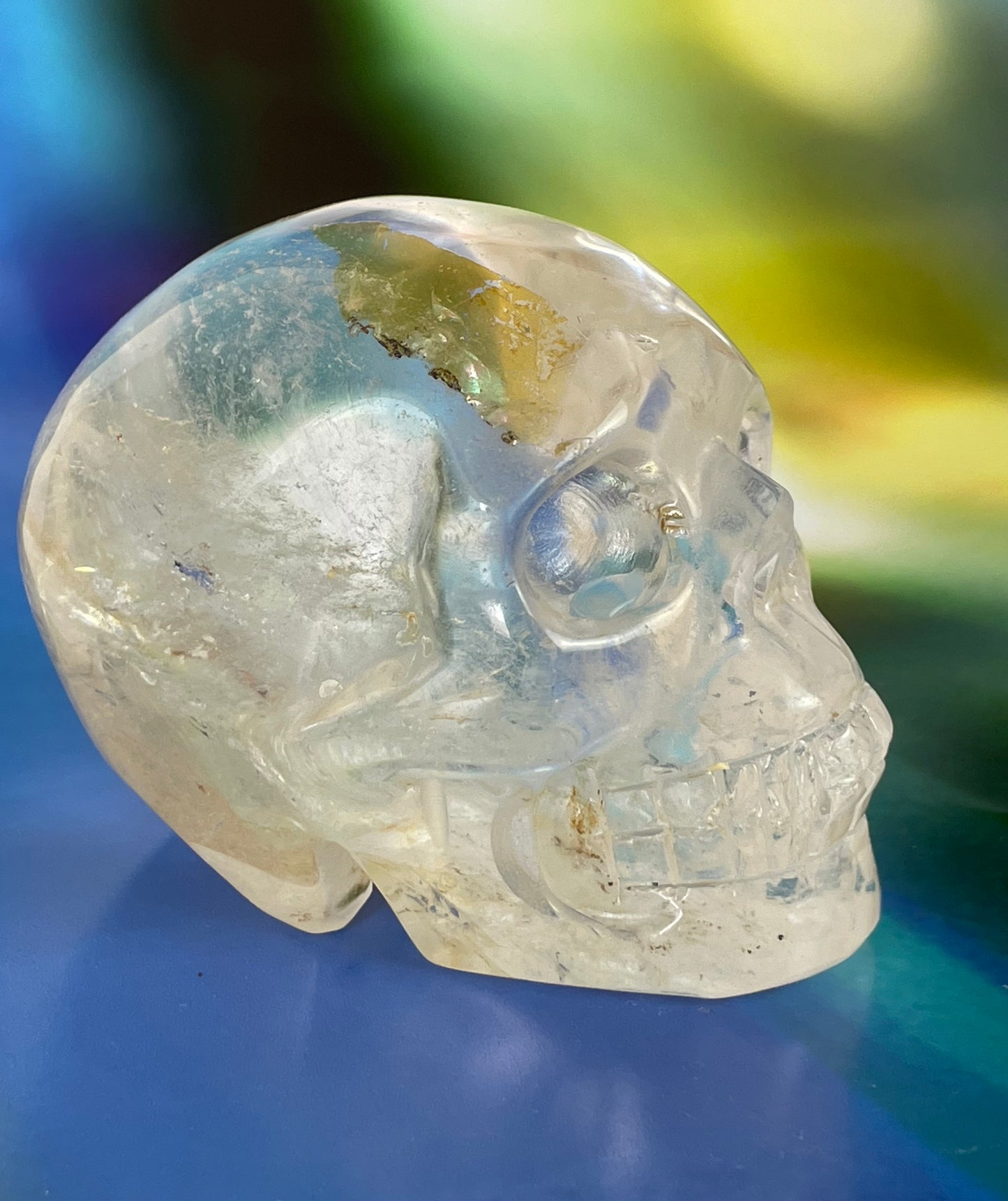 Golden Healer Quartz Skull II