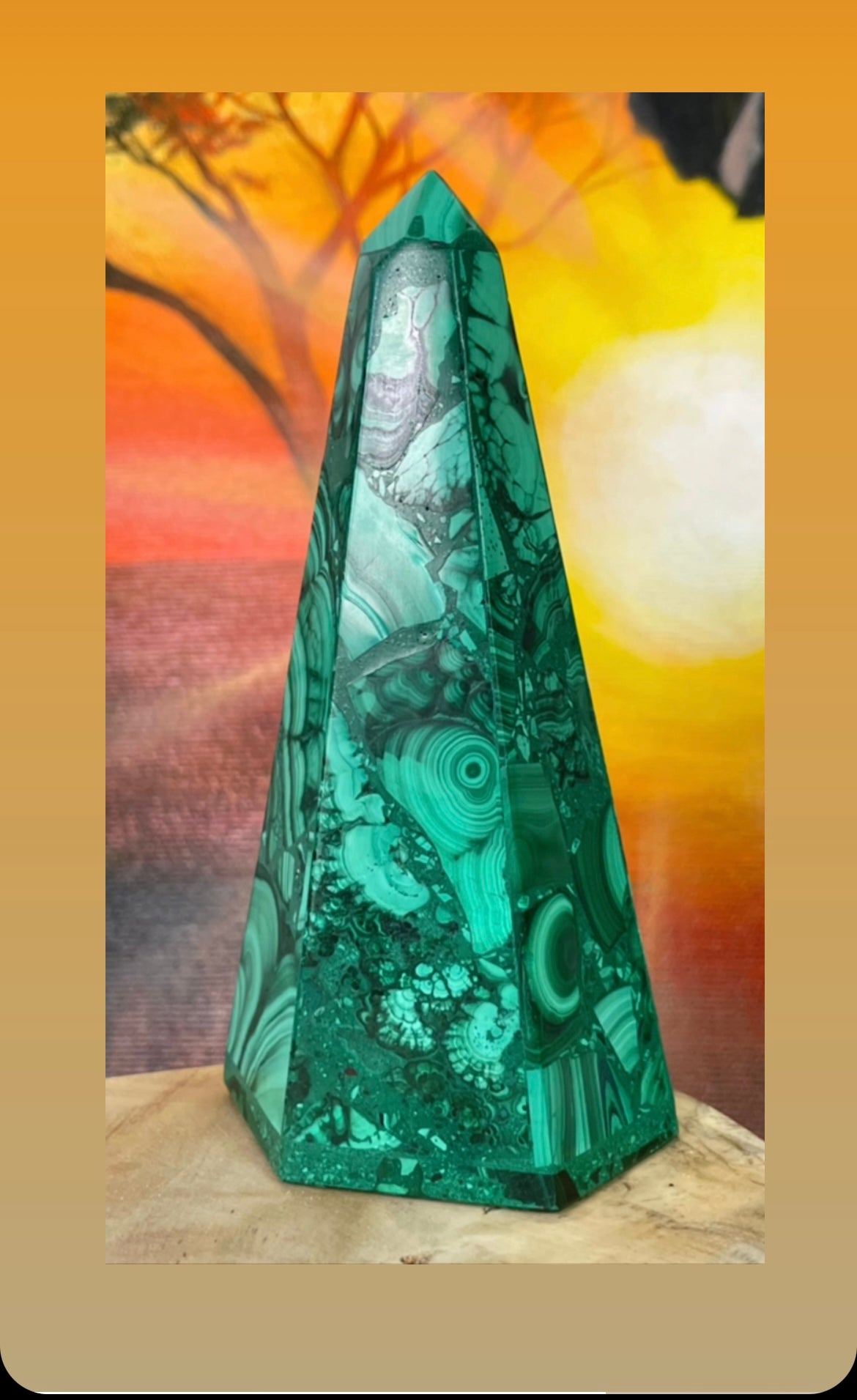 Malachite Tower from Congo