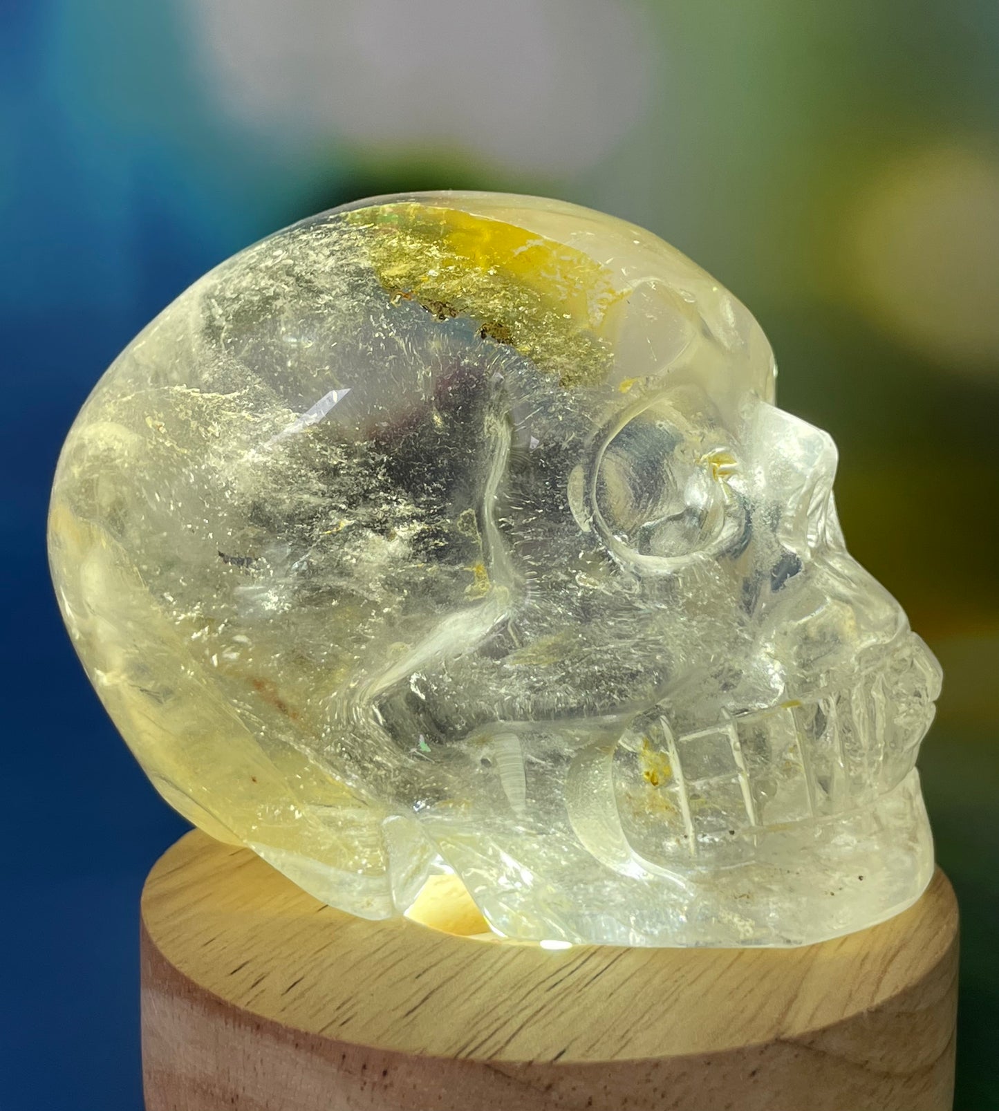 Golden Healer Quartz Skull II