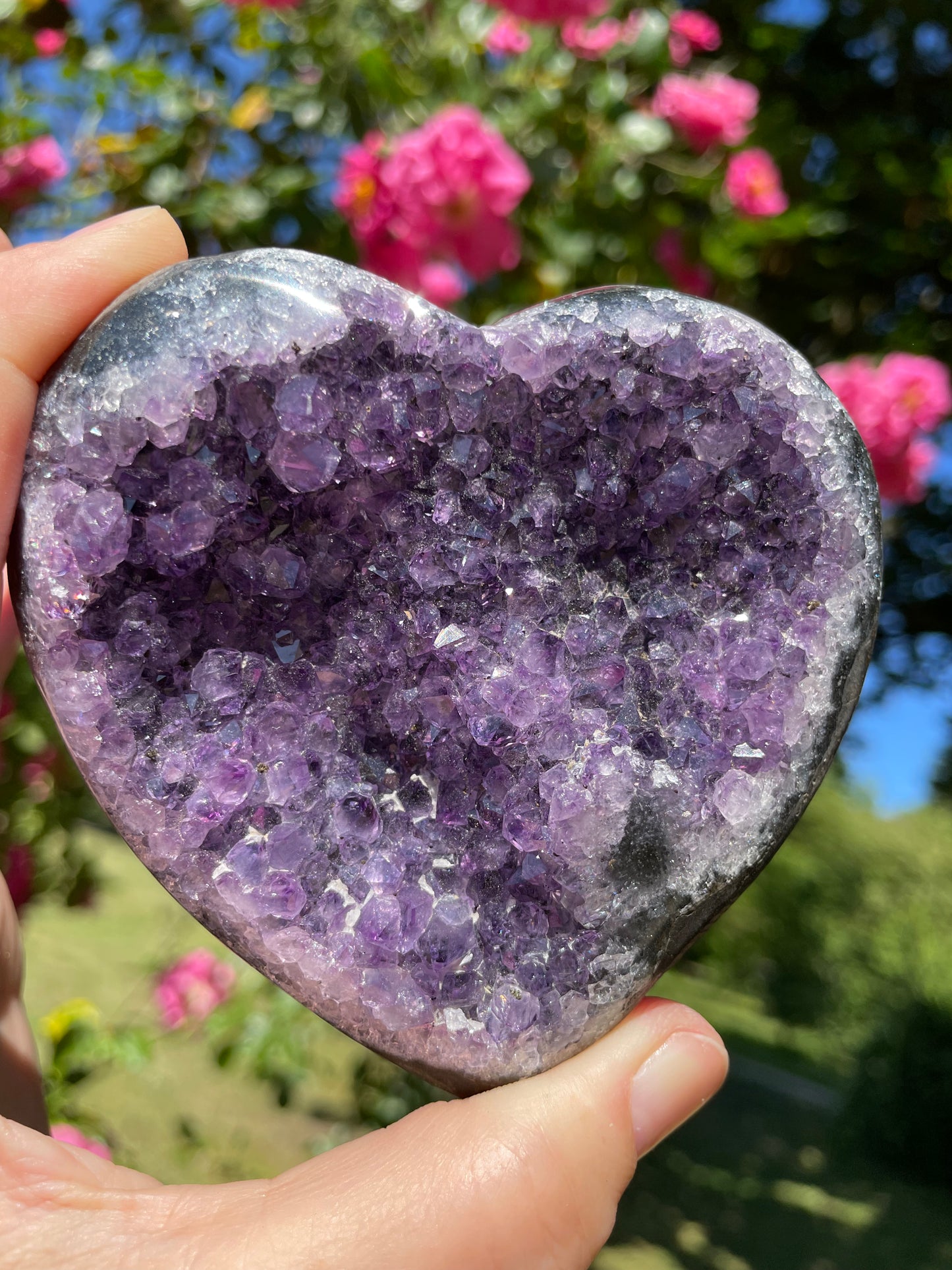 Amethyst Heart from Uruguay