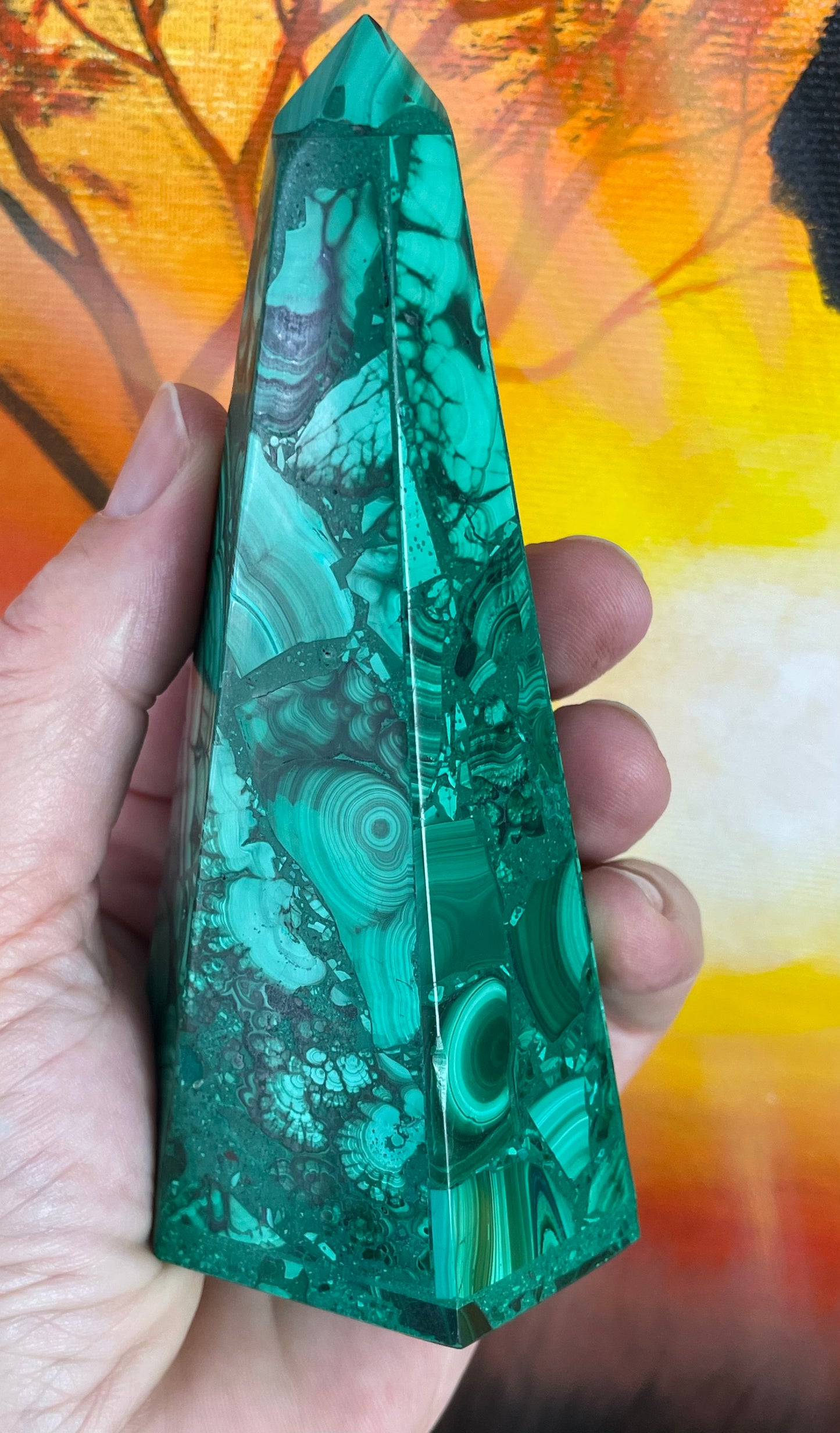Malachite Tower from Congo