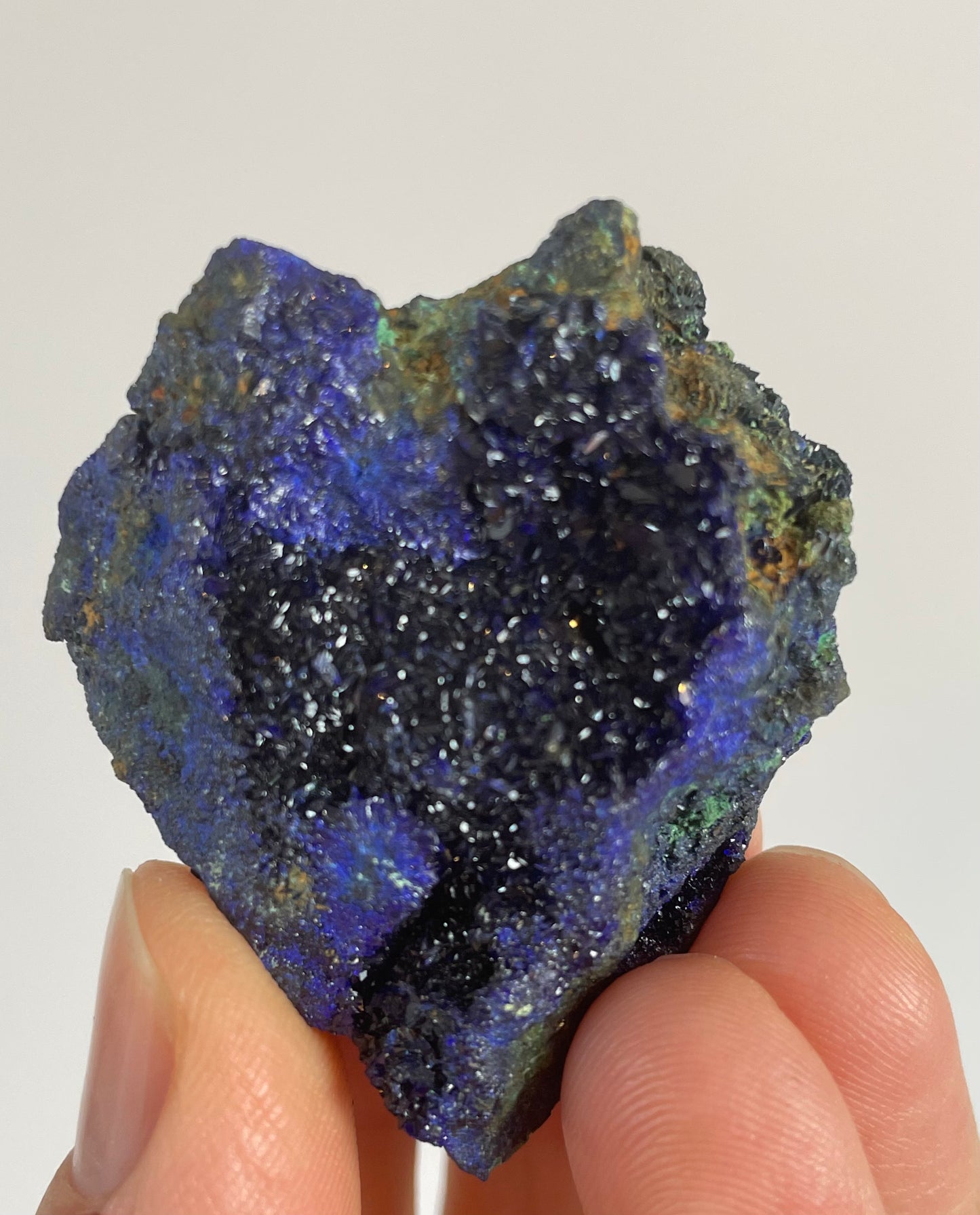 Azurite Heart shape from Anhui Province, China