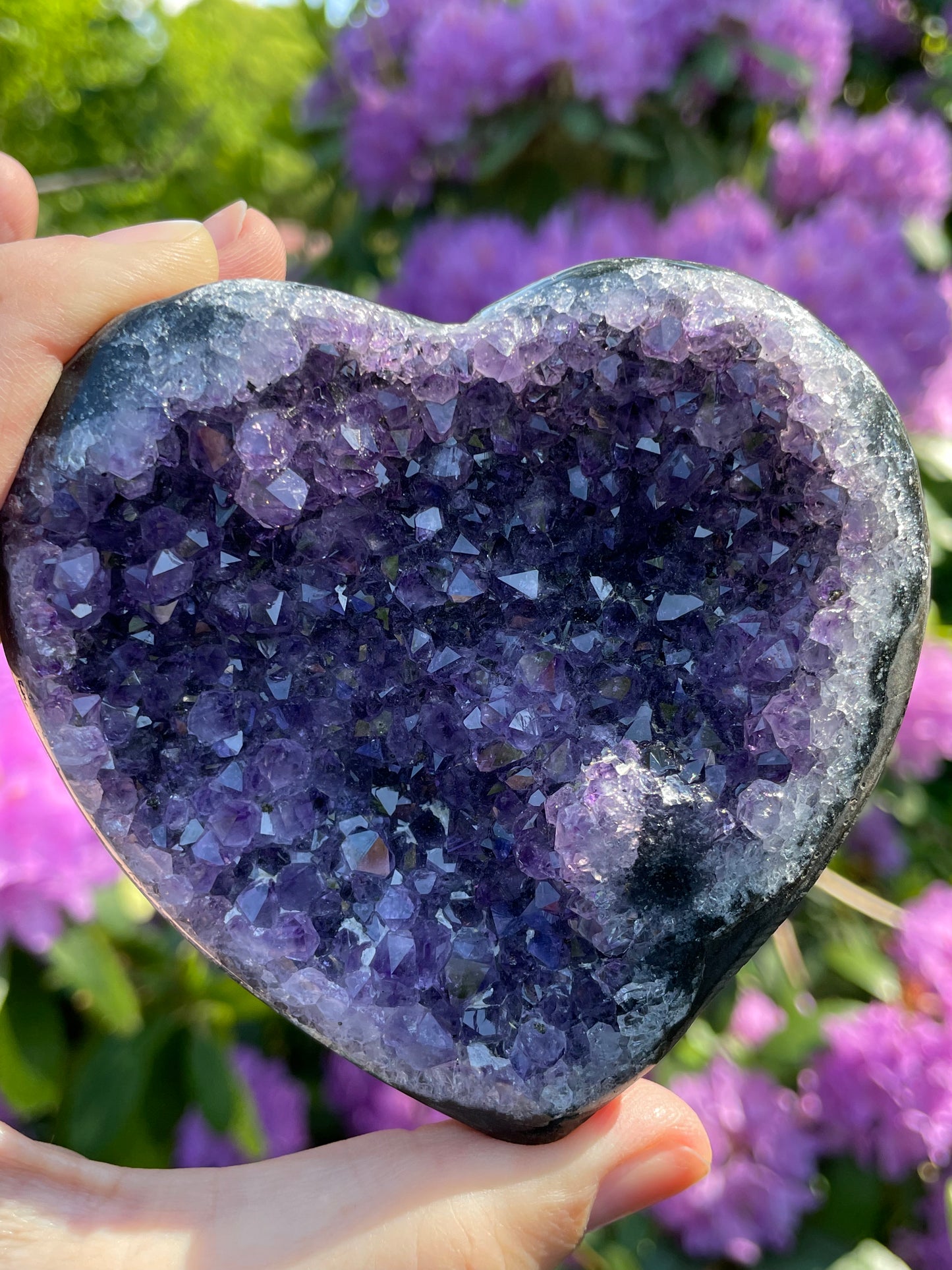 Amethyst Heart from Uruguay