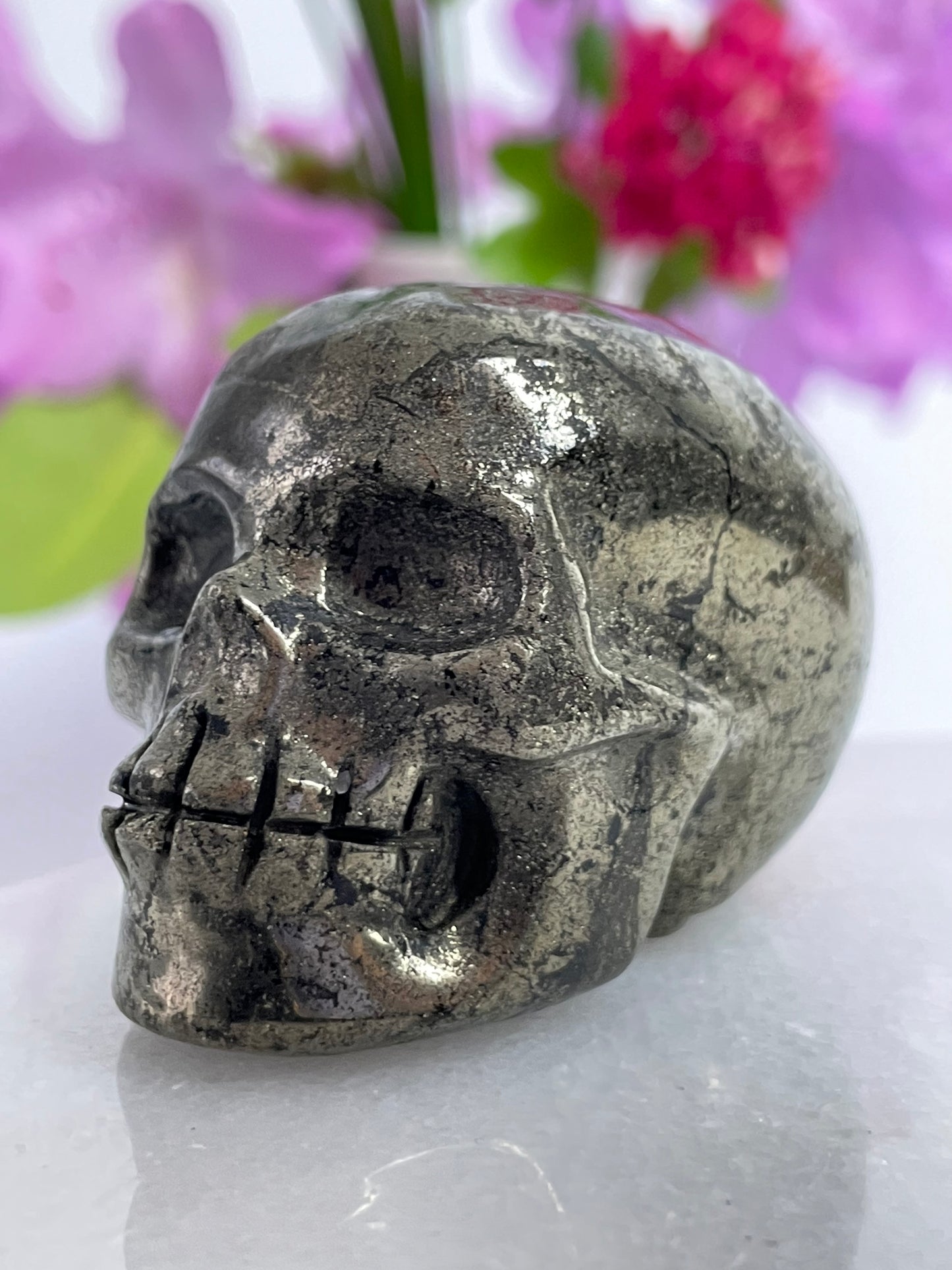 Pyrite Skull