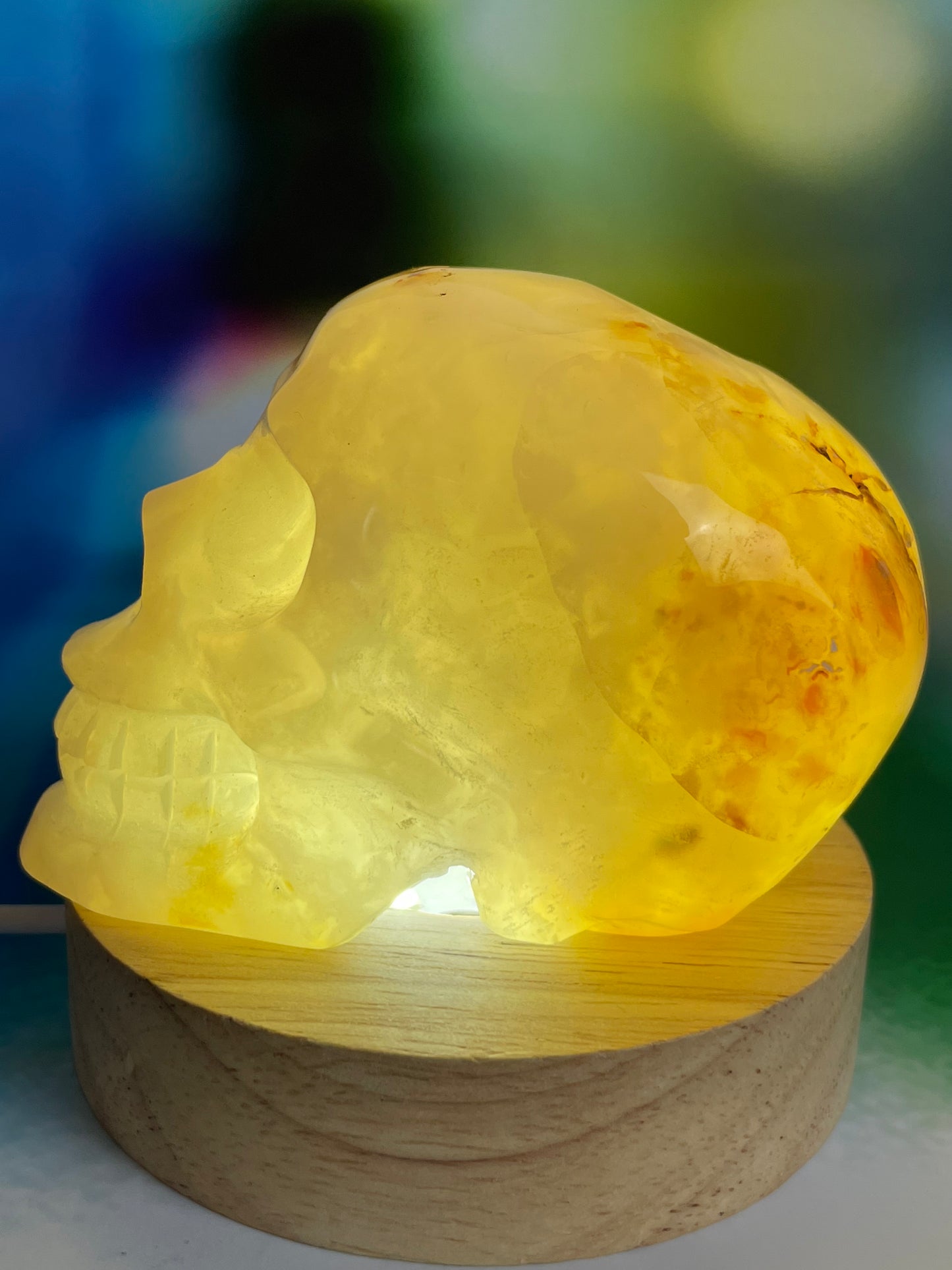 Golden Healer Quartz Skull I