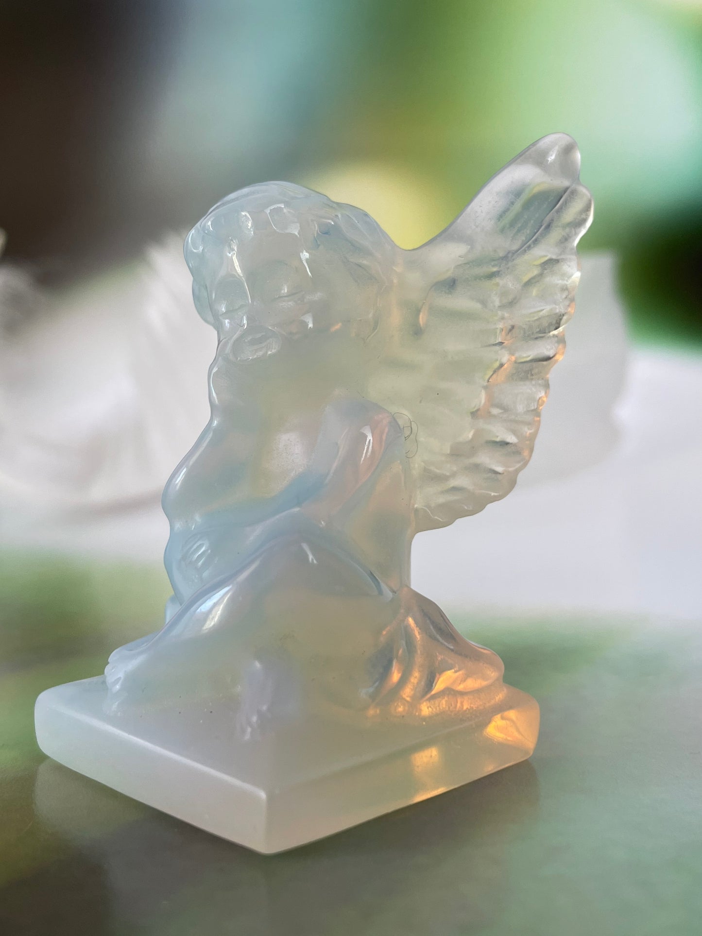 Opal Angel Carving