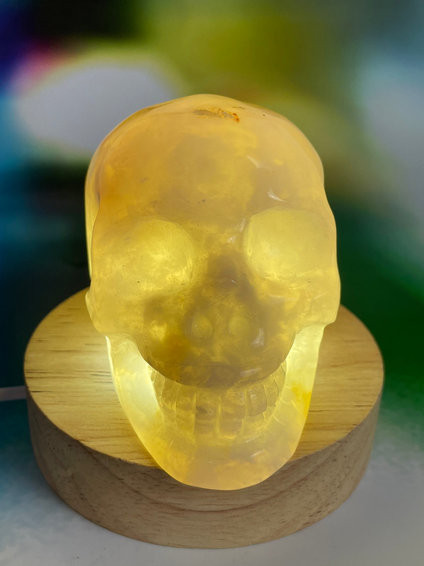 Golden Healer Quartz Skull I