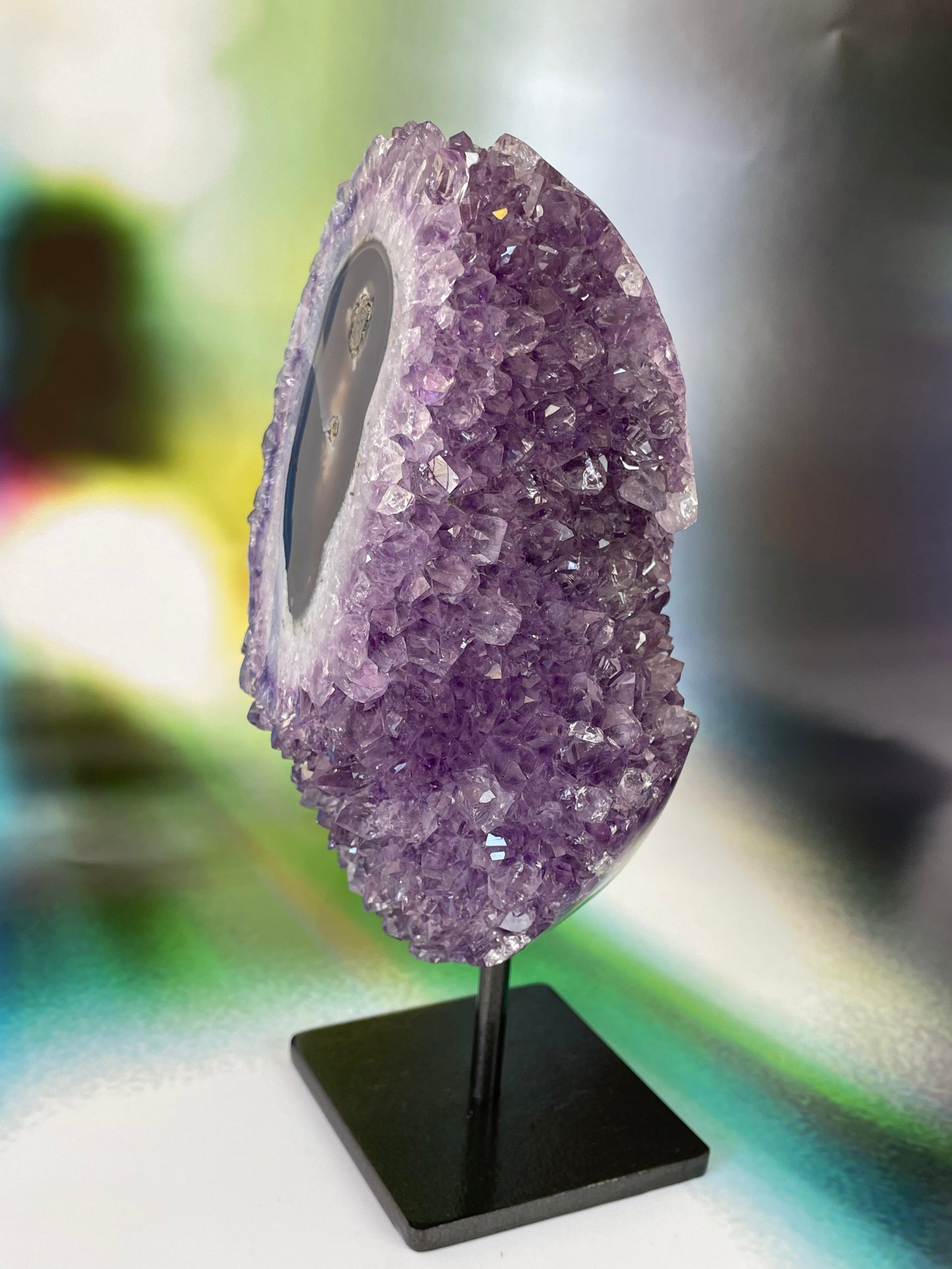 Amethyst with Nebula from Uruguay