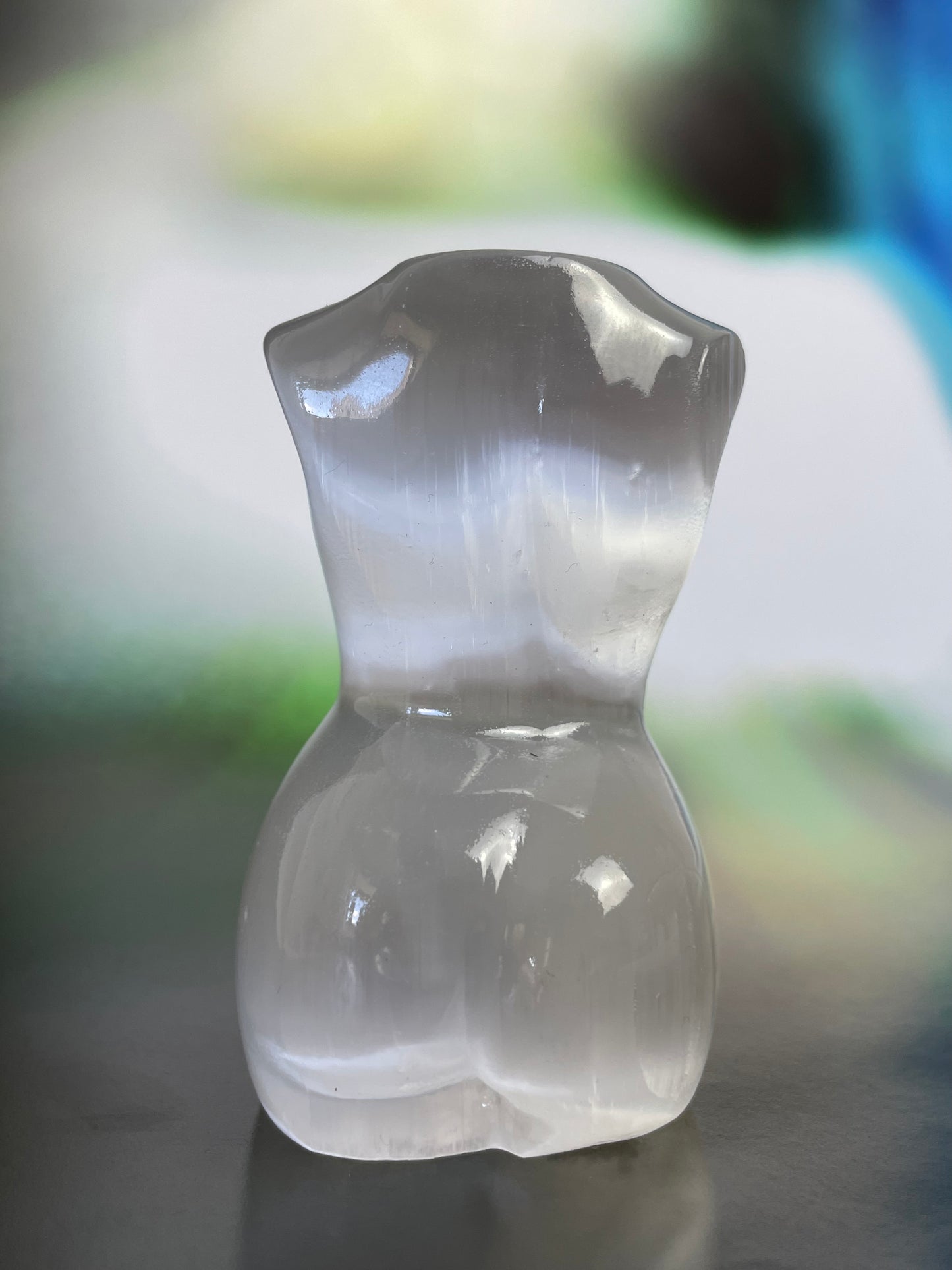 Selenite Crystal Female Body, Satin Spar Gypsum