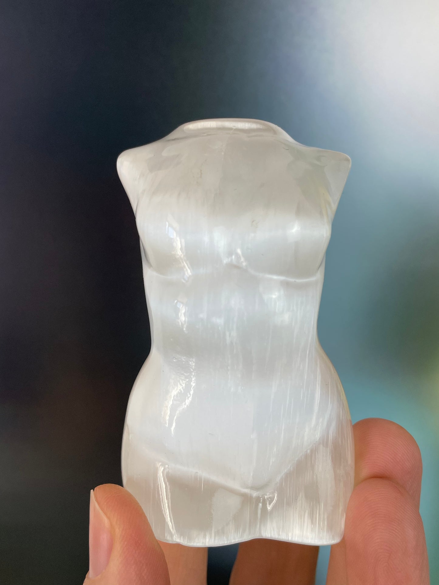 Selenite Crystal Female Body, Satin Spar Gypsum