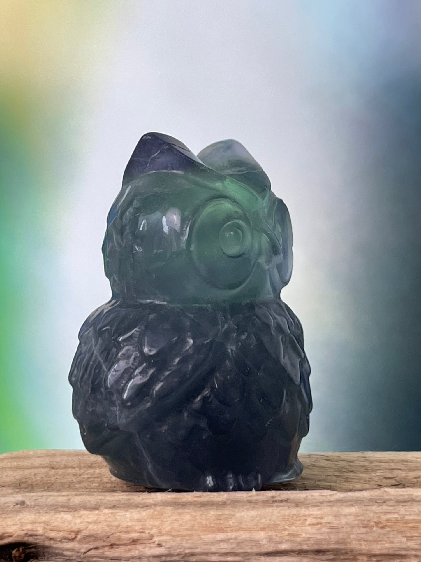 Fluorite Owl Green