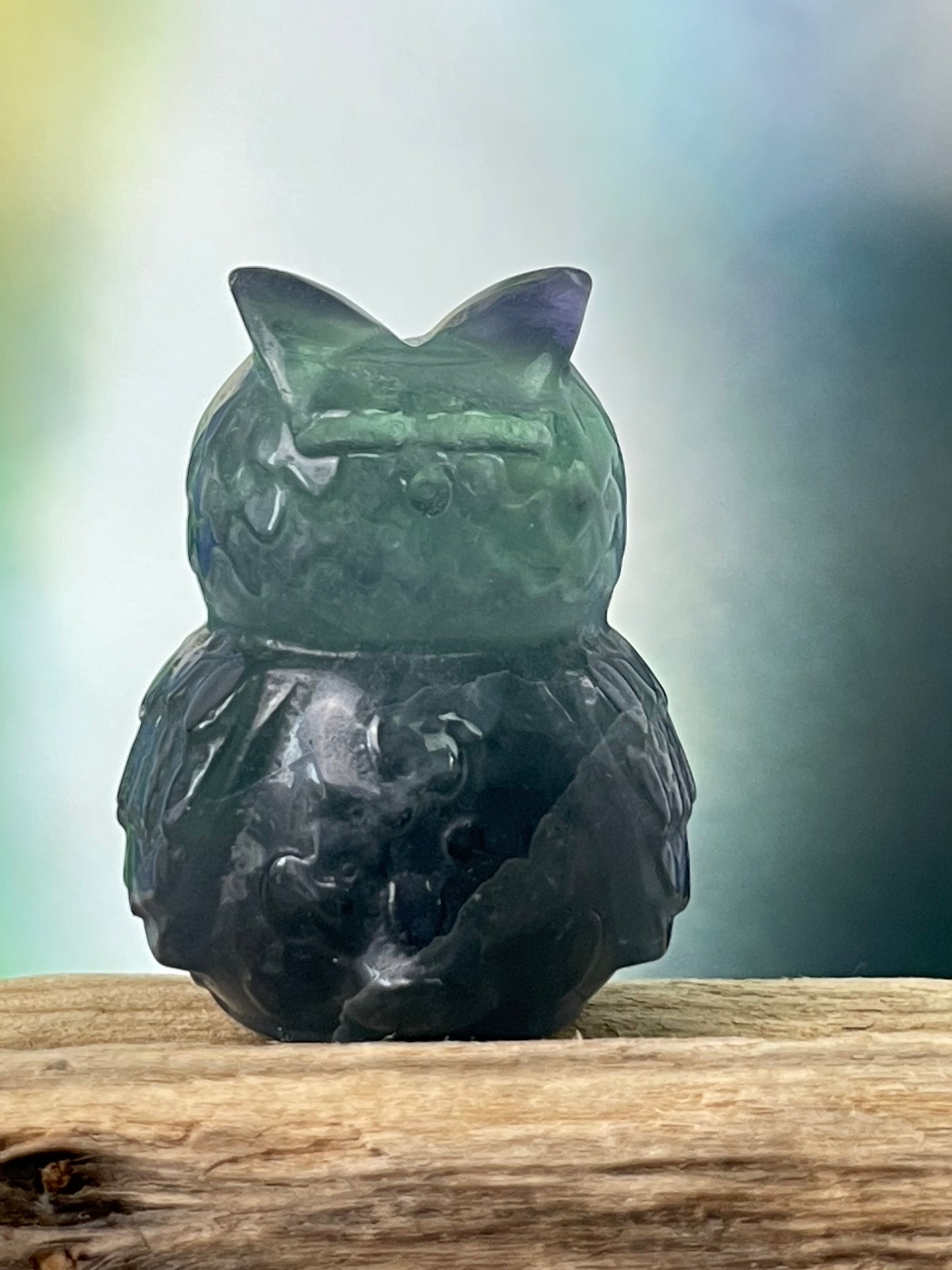Fluorite Owl Green