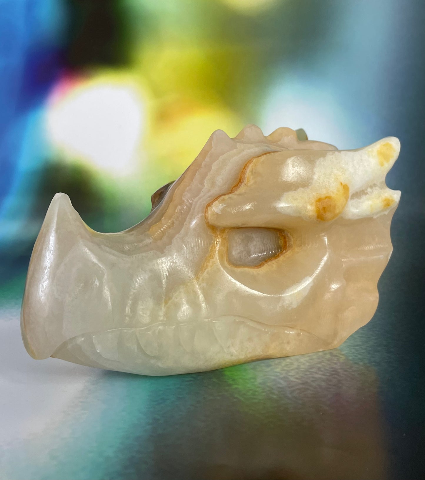 Jade Dragon with Mixed Colors