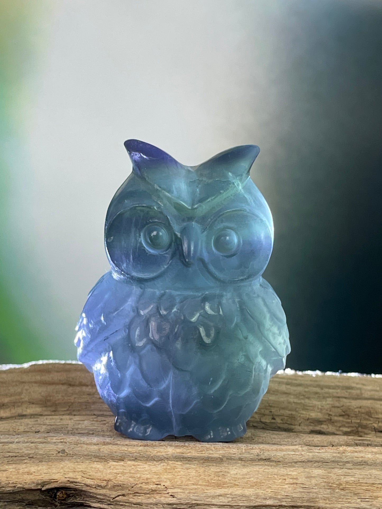 Fluorite Owl Green