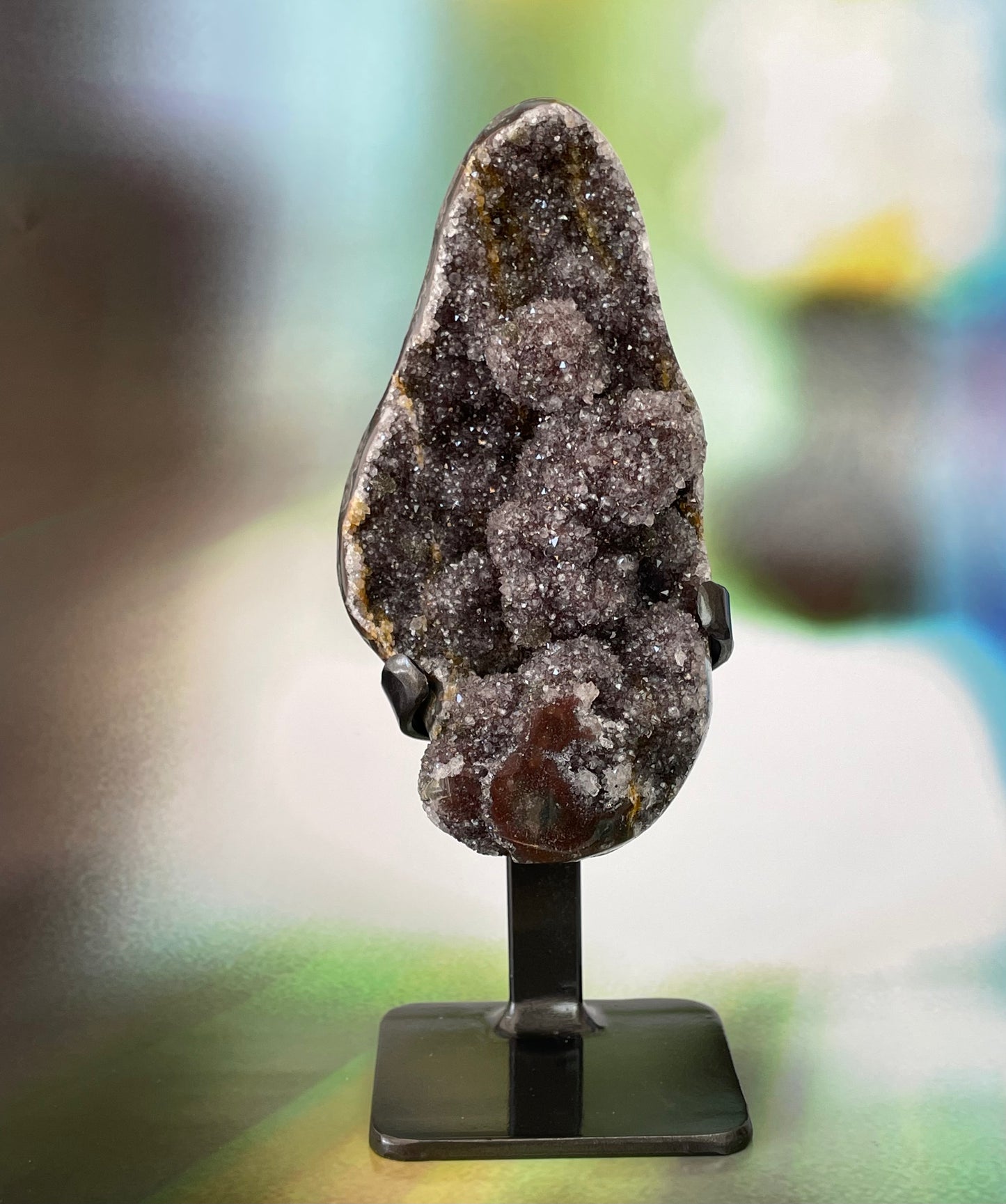 Amethyst Druzy with Stand from Uruguay