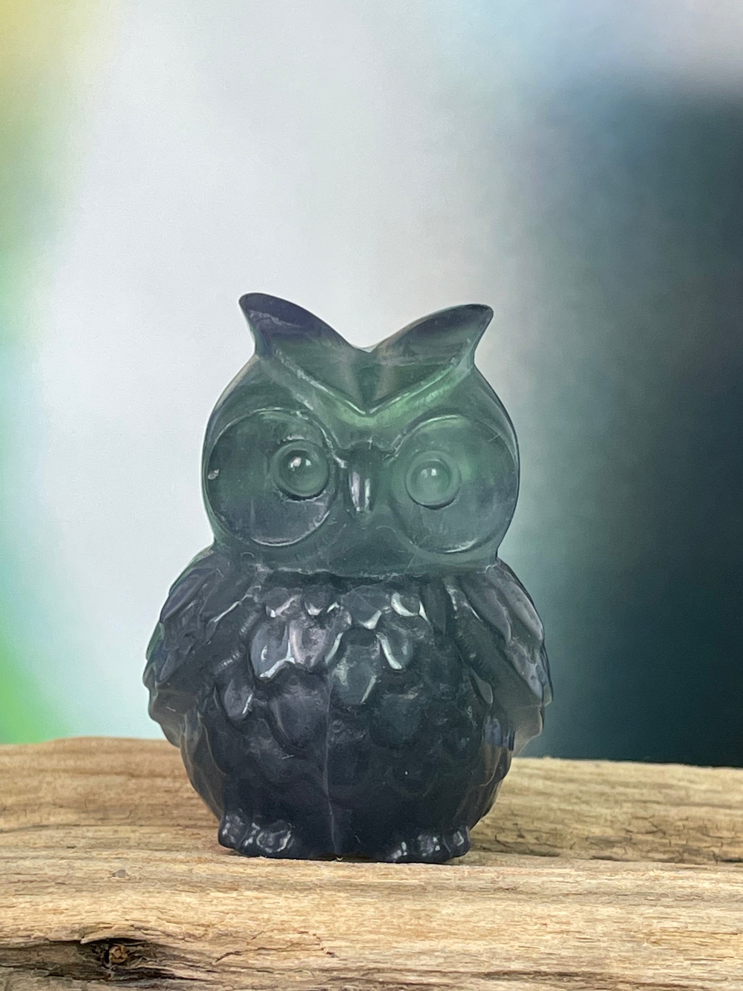 Fluorite Owl Green