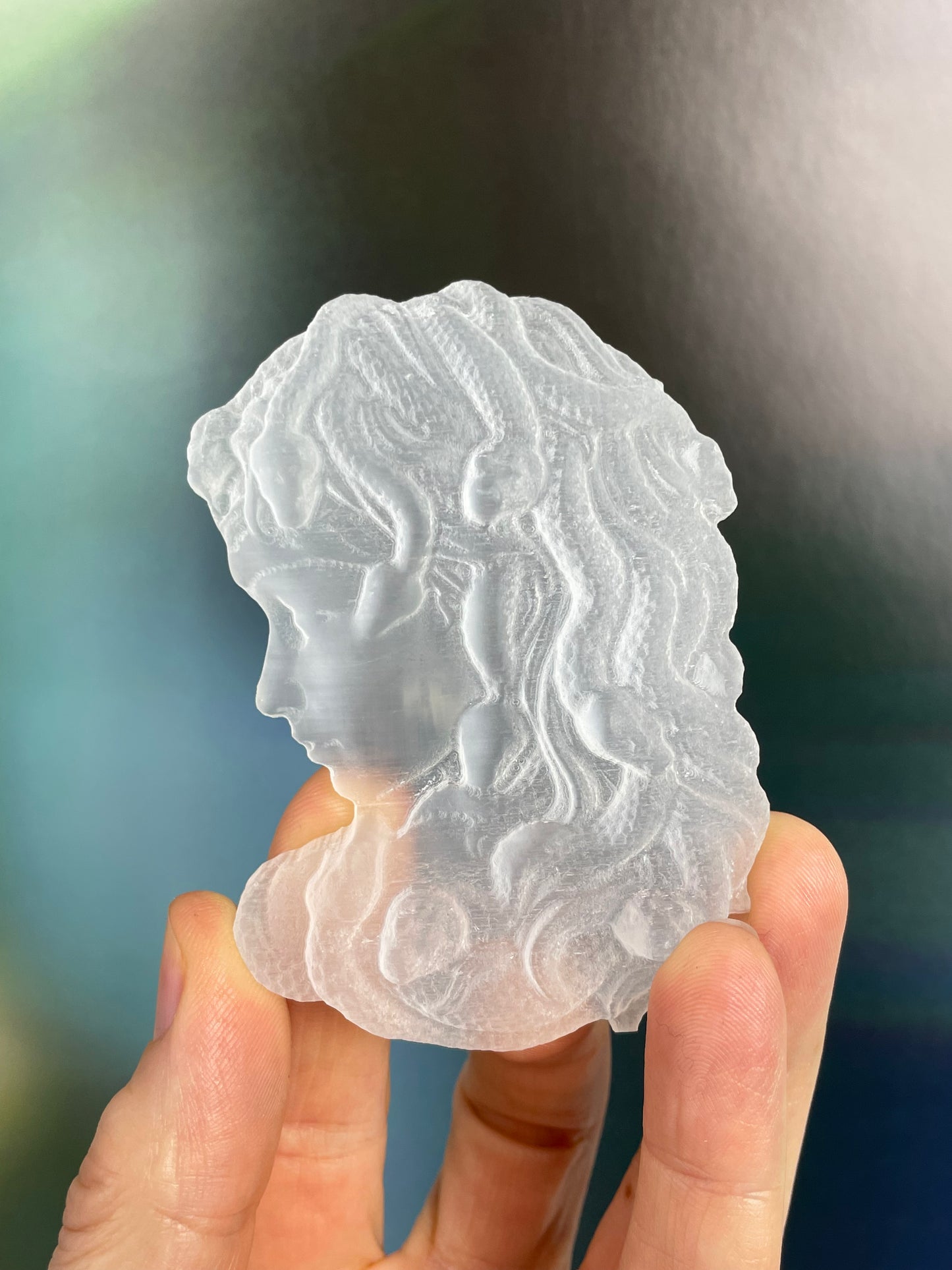 Selenite Medusa, Satin Spar Gypsum