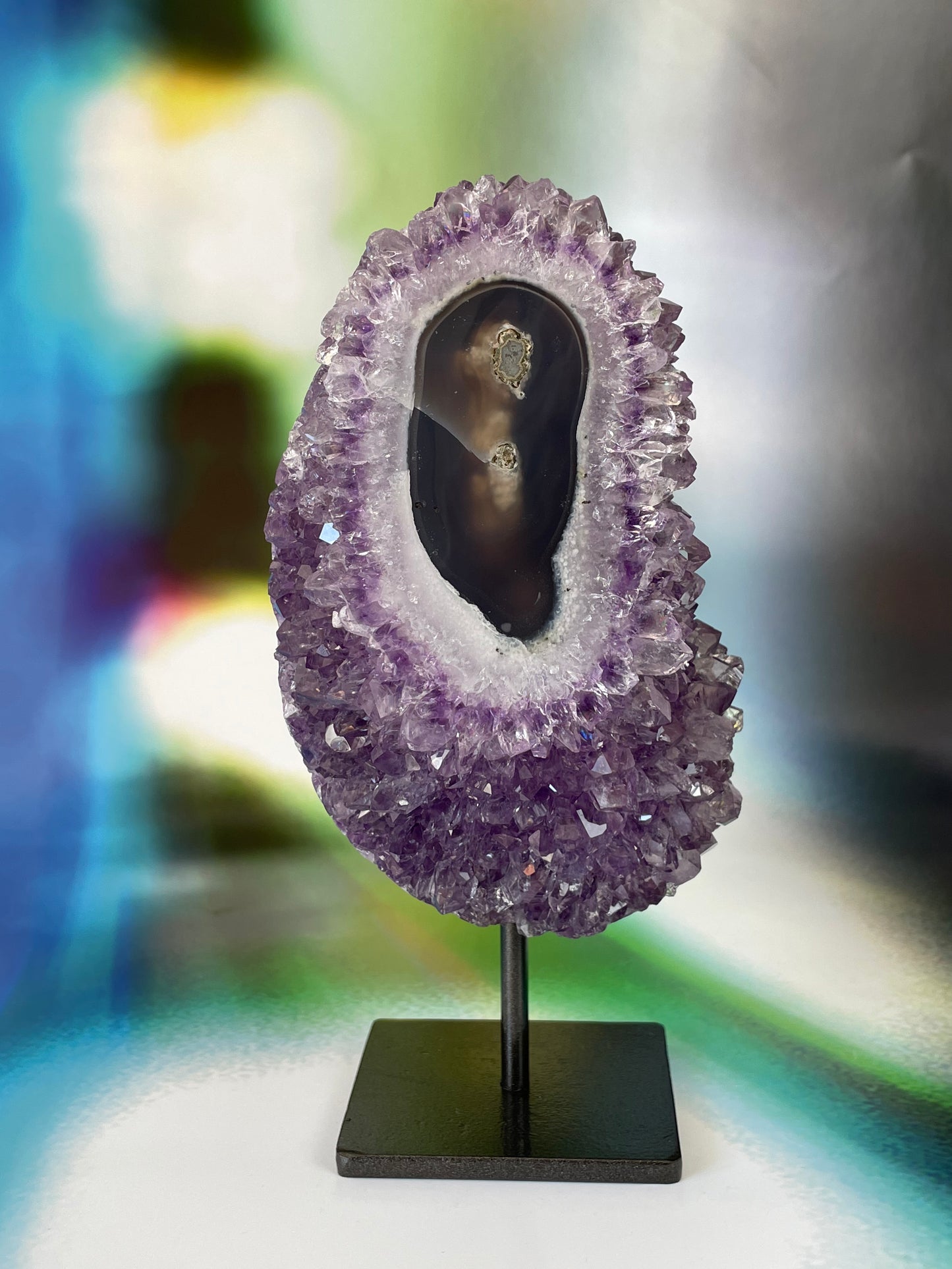 Amethyst with Nebula from Uruguay