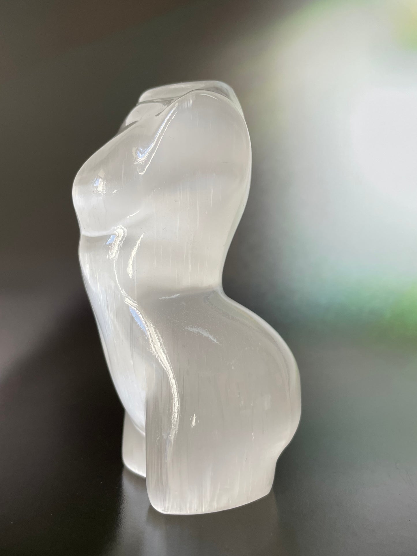 Selenite Crystal Female Body, Satin Spar Gypsum
