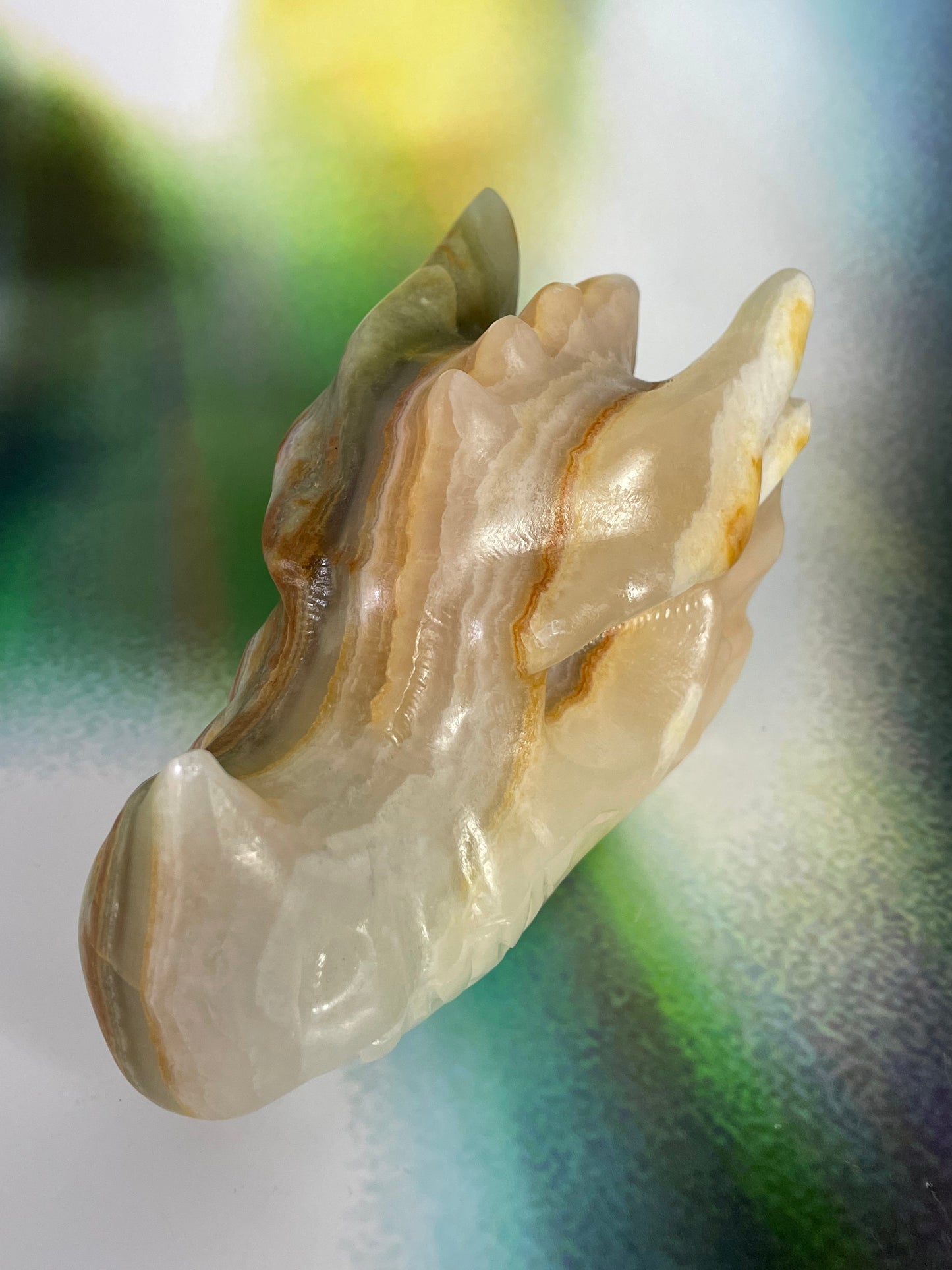 Jade Dragon with Mixed Colors