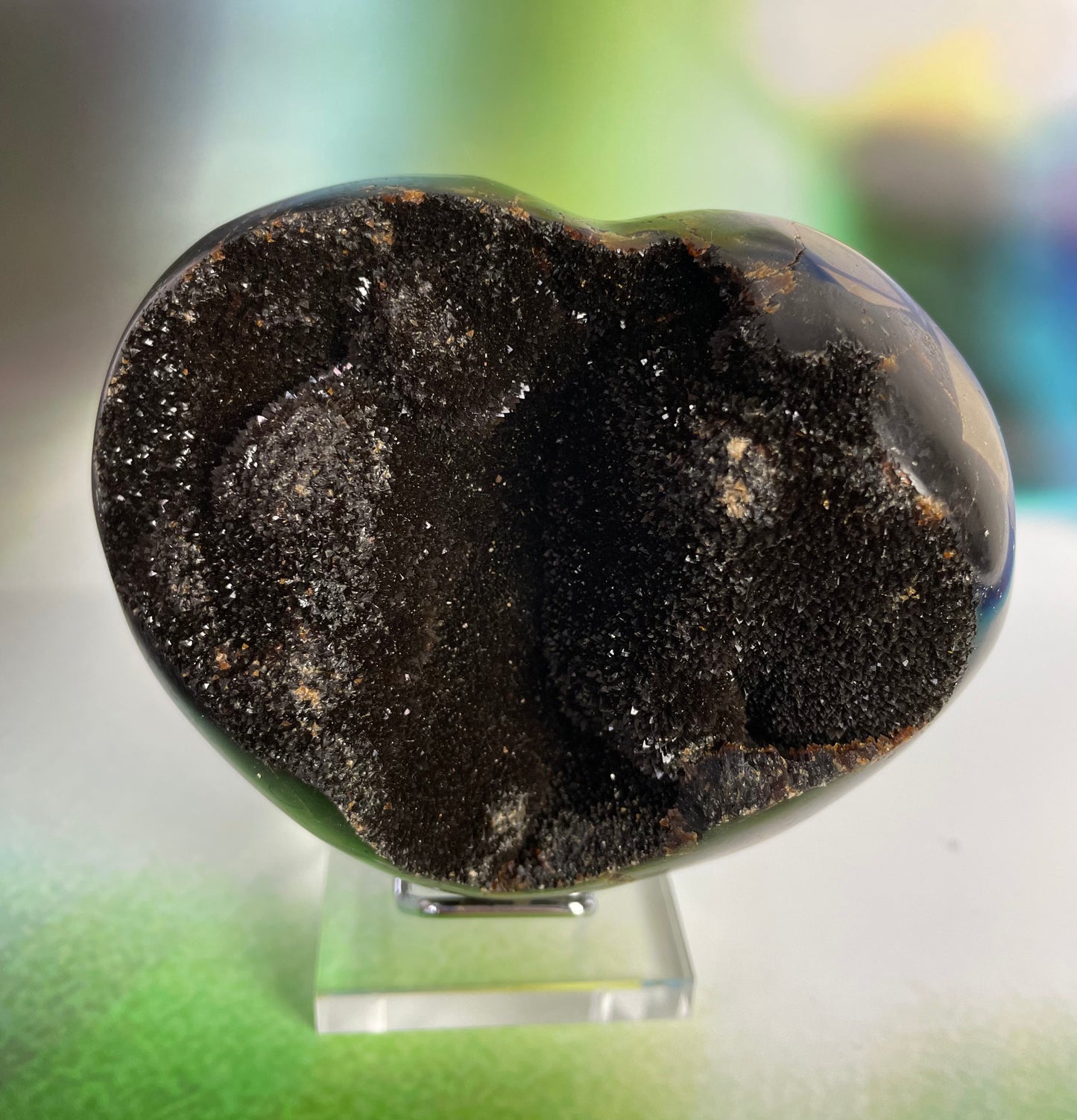 Septerian Druzy Heart S