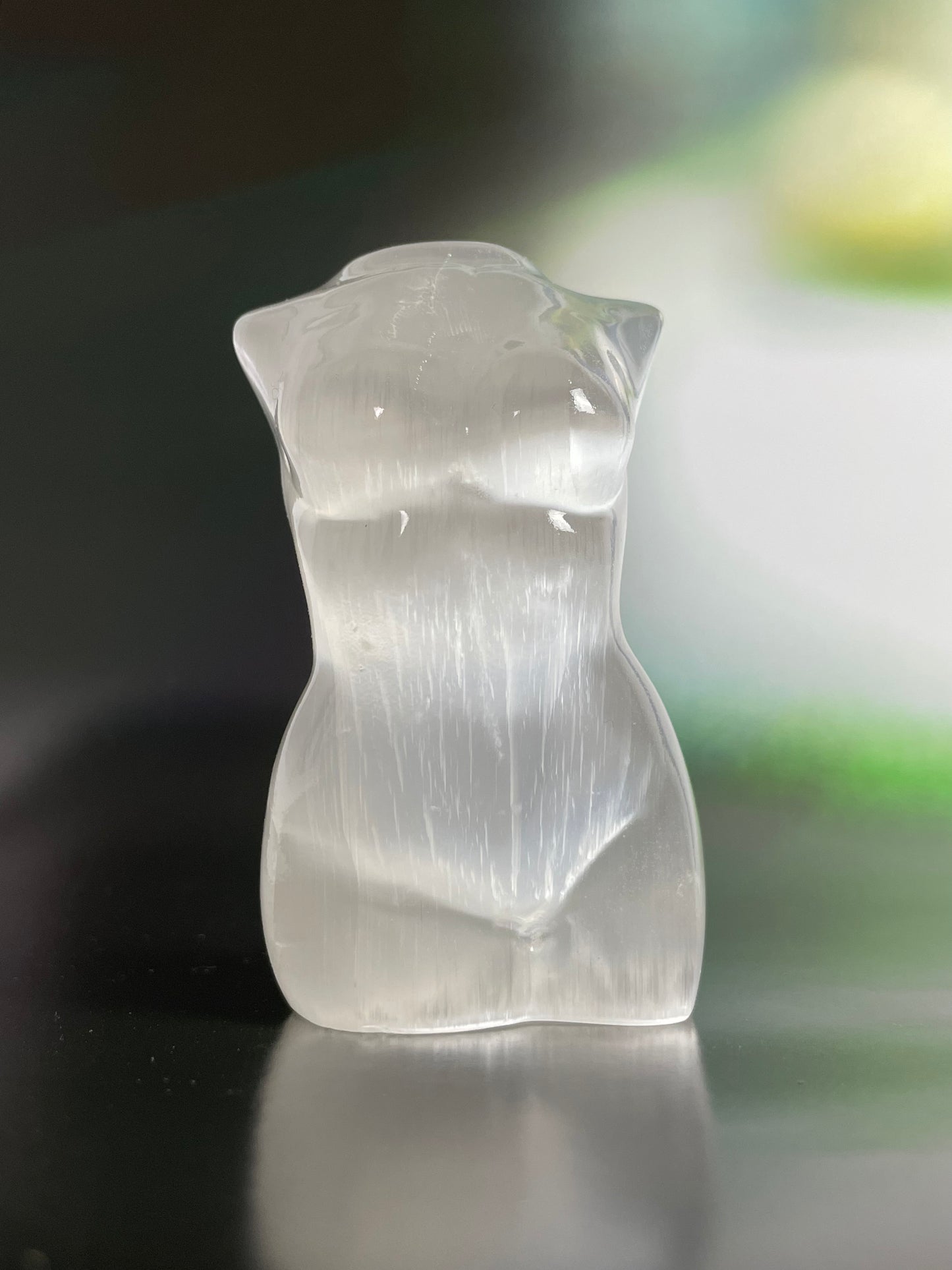 Selenite Crystal Female Body, Satin Spar Gypsum