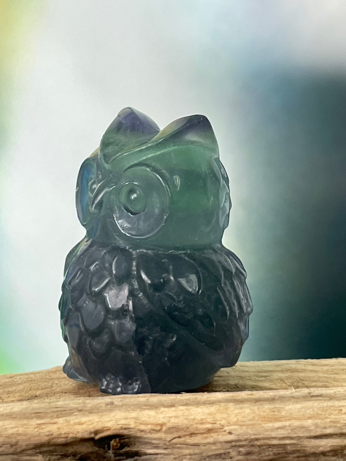 Fluorite Owl Green