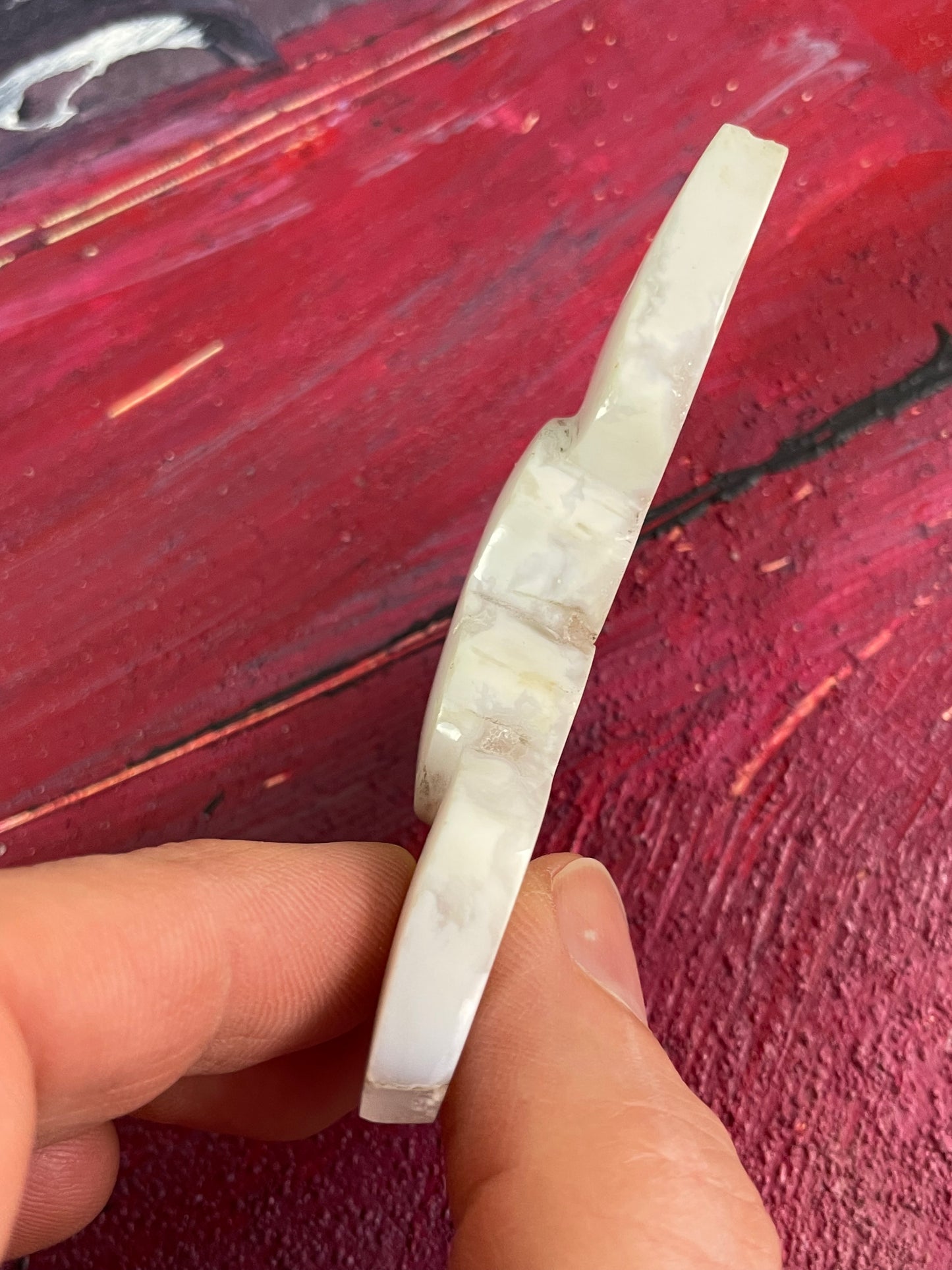 Dentritic Agate Heart Wings