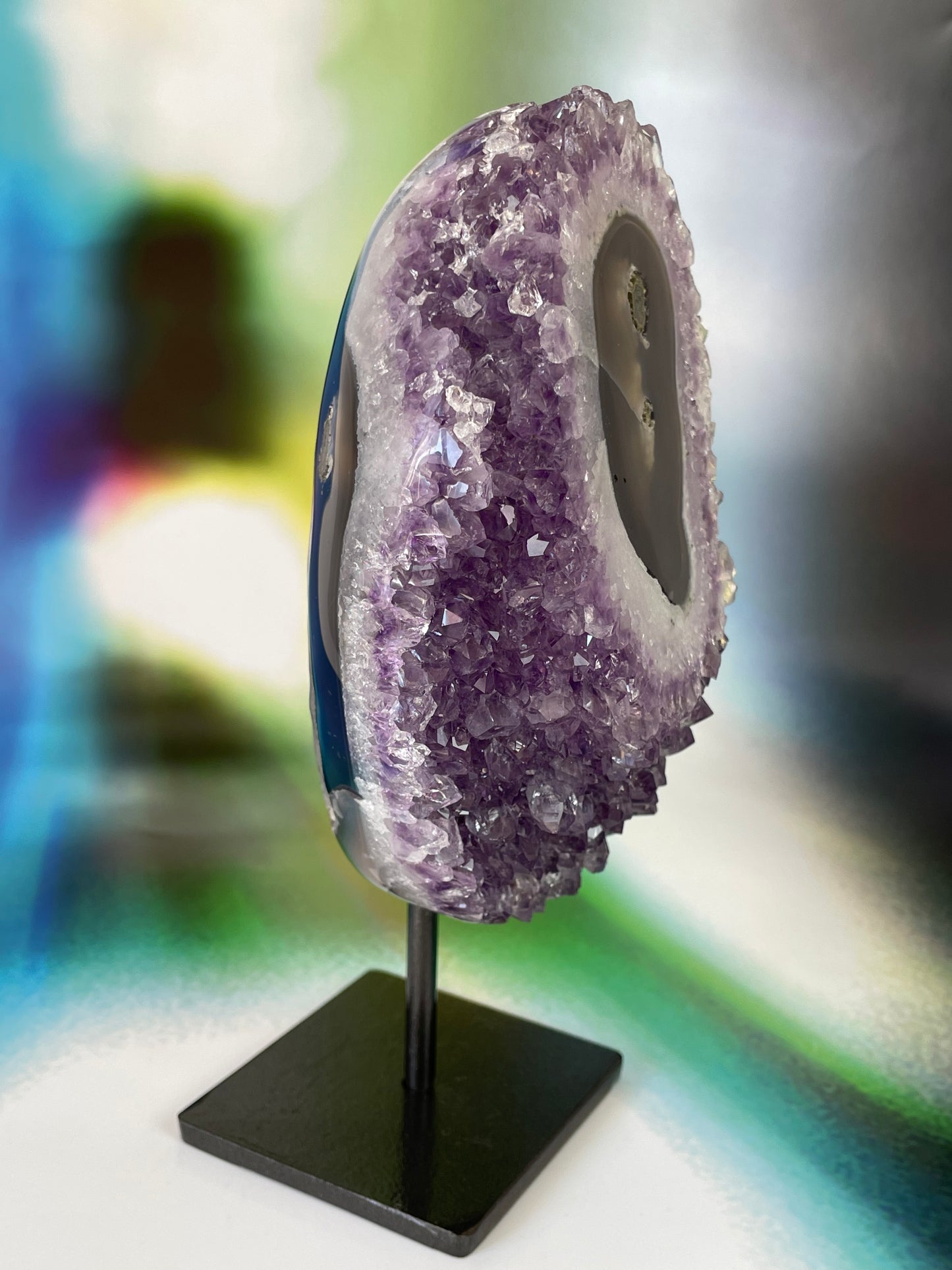 Amethyst with Nebula from Uruguay