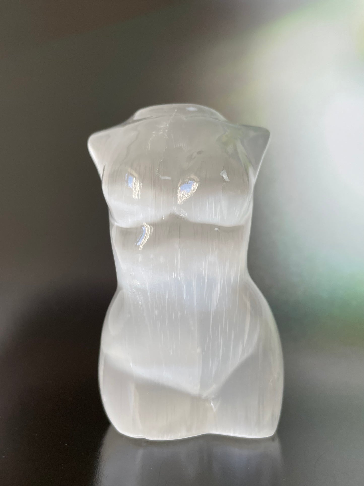 Selenite Crystal Female Body, Satin Spar Gypsum
