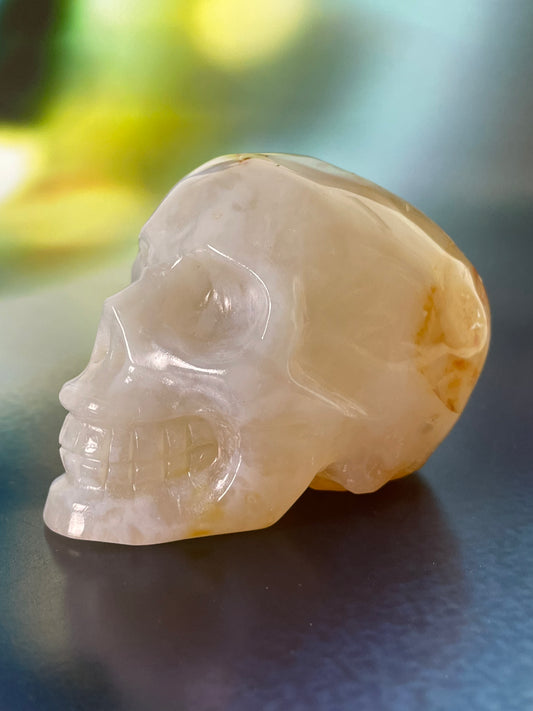 Golden Healer Quartz Skull I