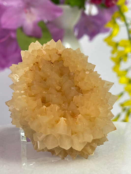 Calcite Orange Flower, Yunnan Province, China