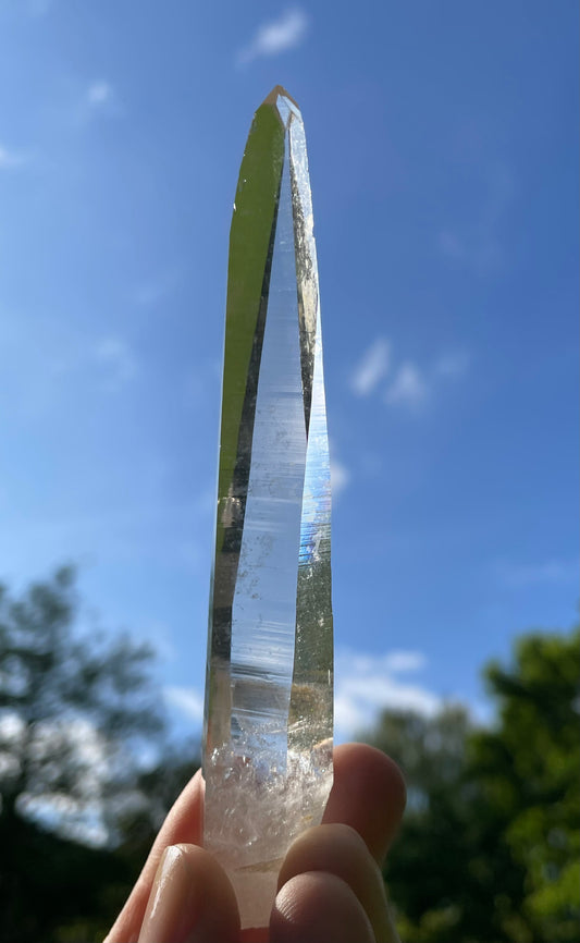 Lemurian Quartz Crystal Clear from Colombia