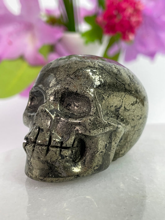 Pyrite Skull