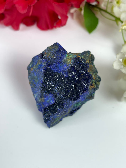 Azurite Heart shape from Anhui Province, China