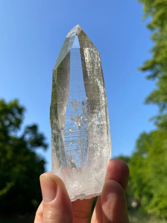 Lemurian Crystal Quartz Point from Colombia