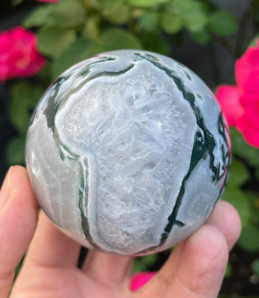 Moss Agate Sphere II