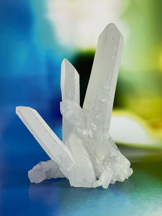 Lemurian Milky Quartz Cluster from Brazil