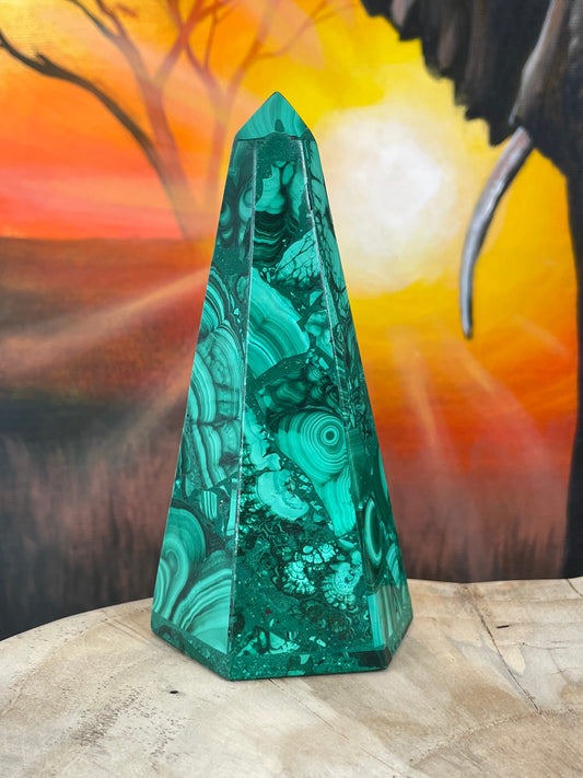 Malachite Tower from Congo