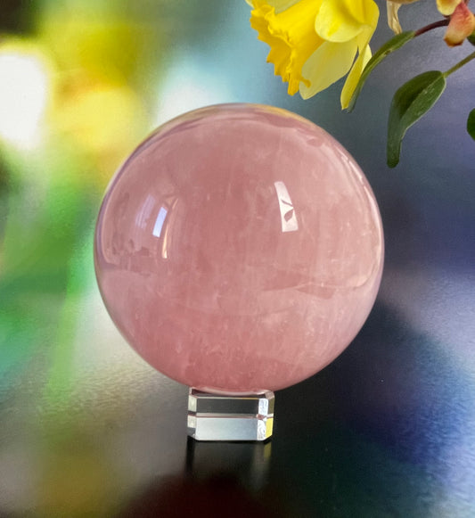 Rose Quartz Sphere M